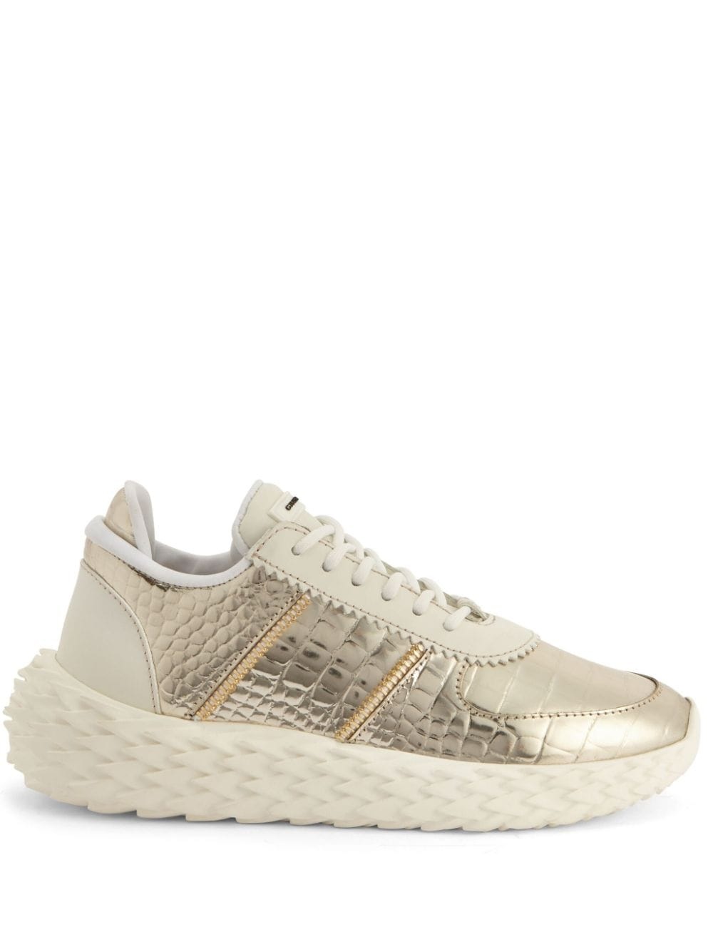 Urchin crocodile-embossed sneakers - 1