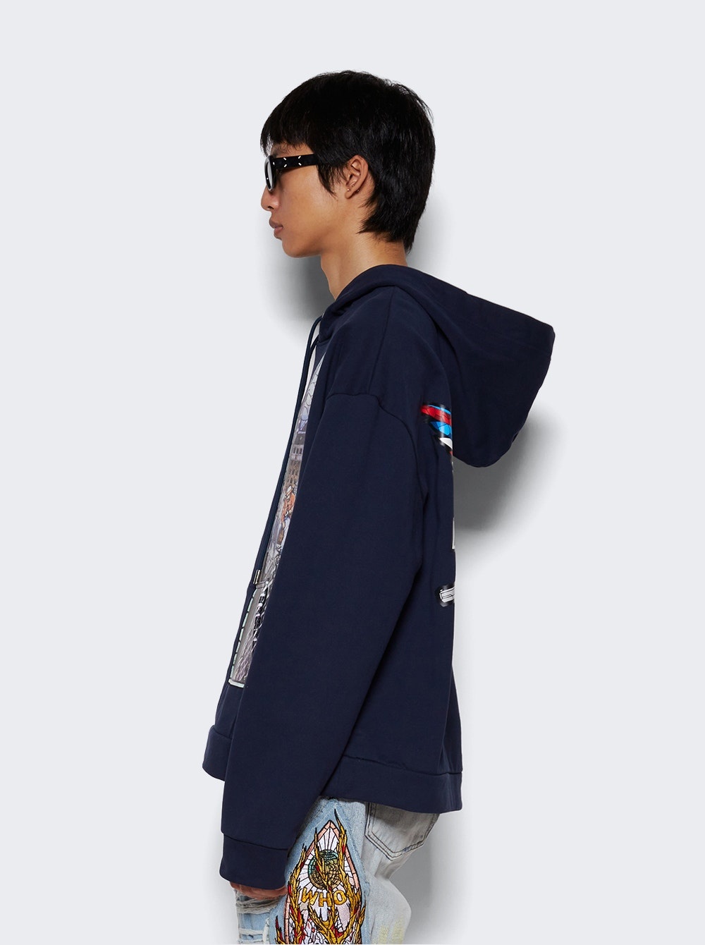 Diplomats Hooded Sweatshirt Navy - 4