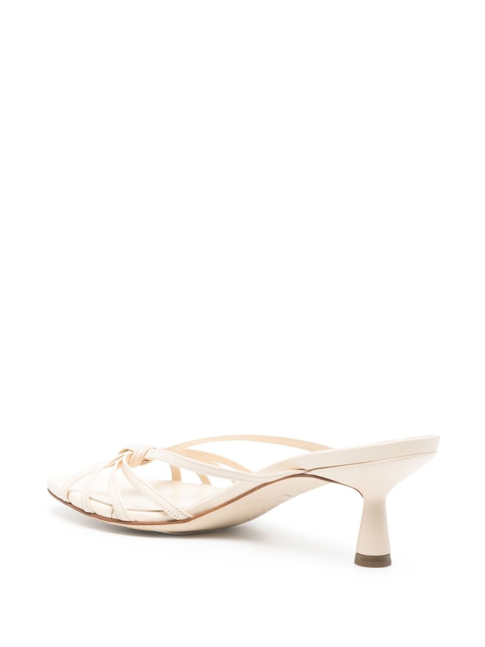50mm leather sandals - 3
