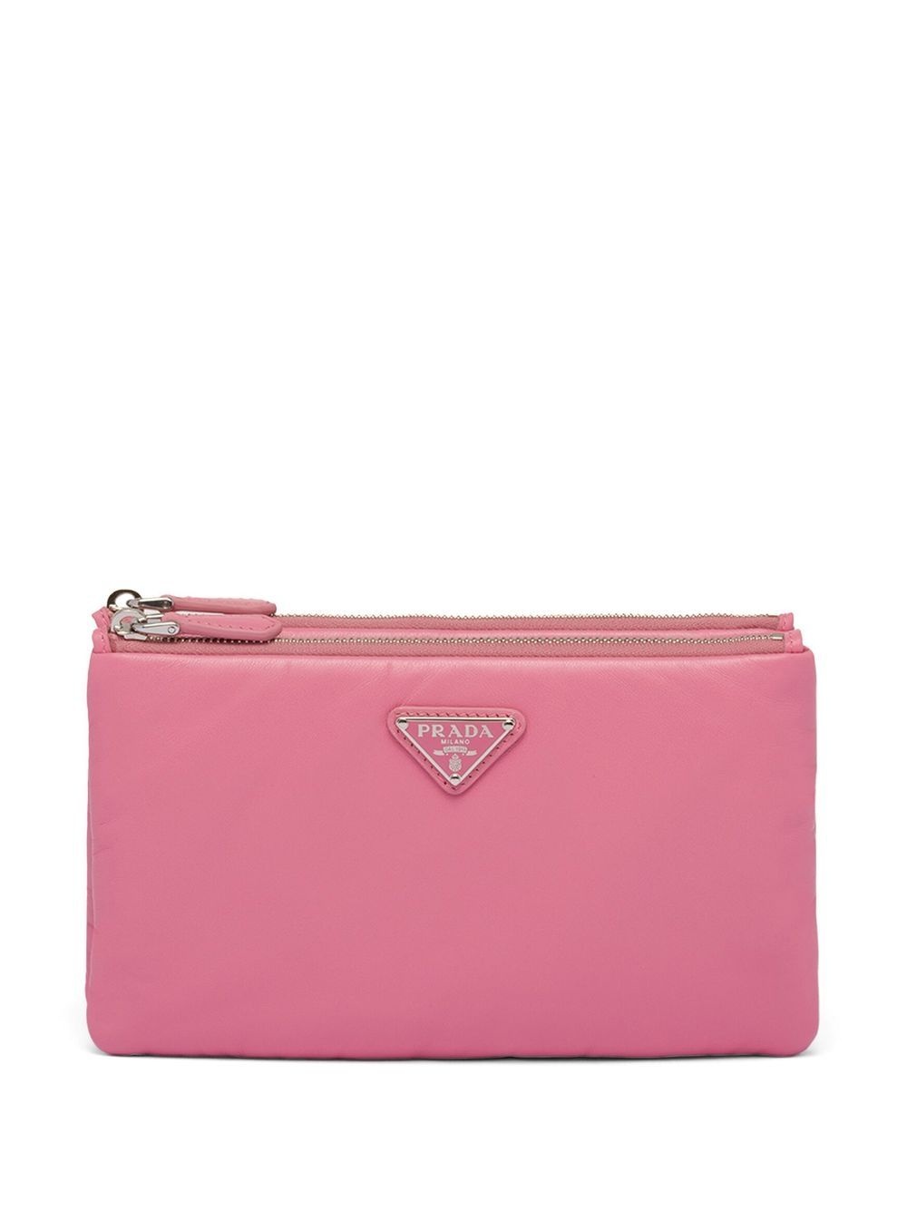 dividable logo-plaque pouch - 1