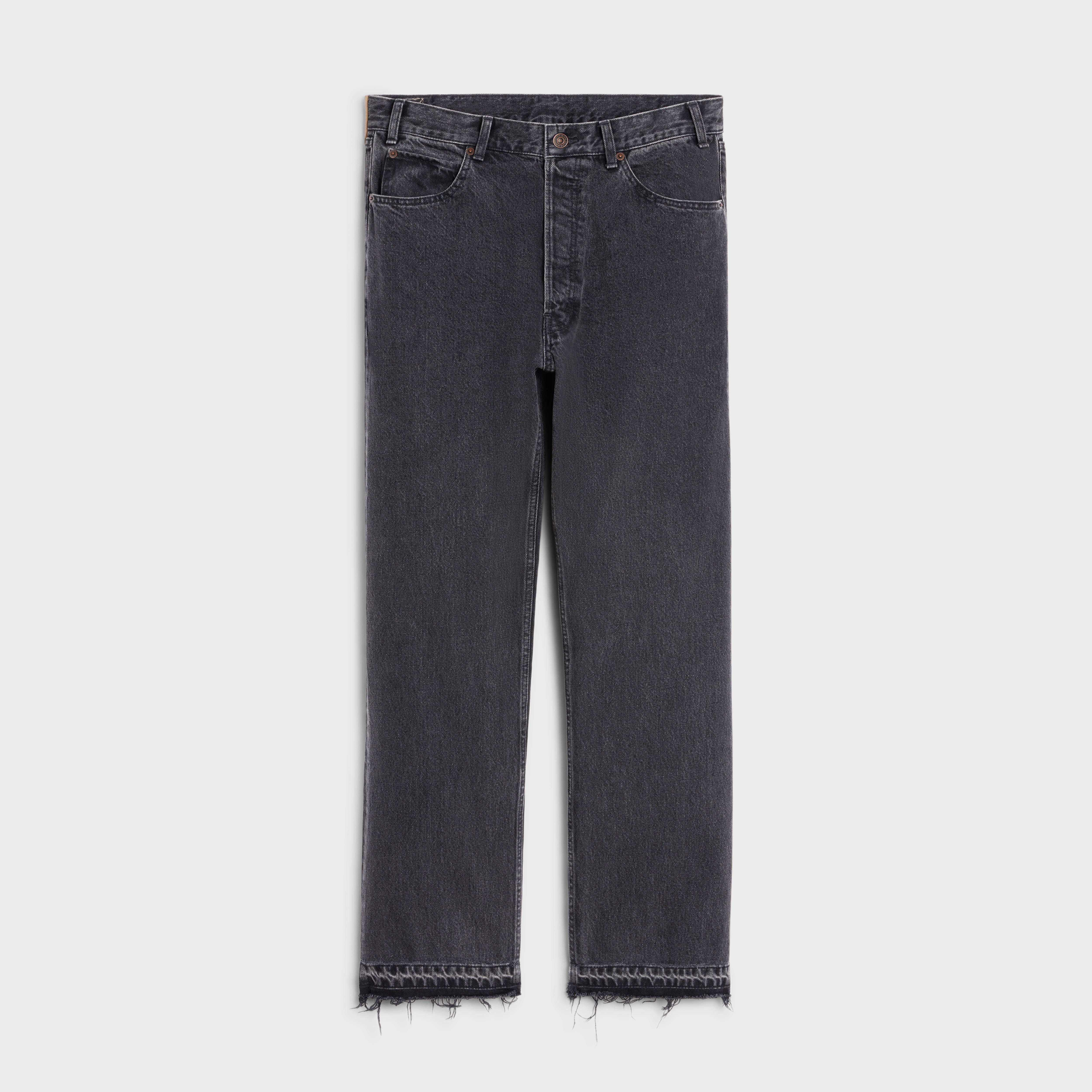 Wesley jeans in charcoal wash denim - 1