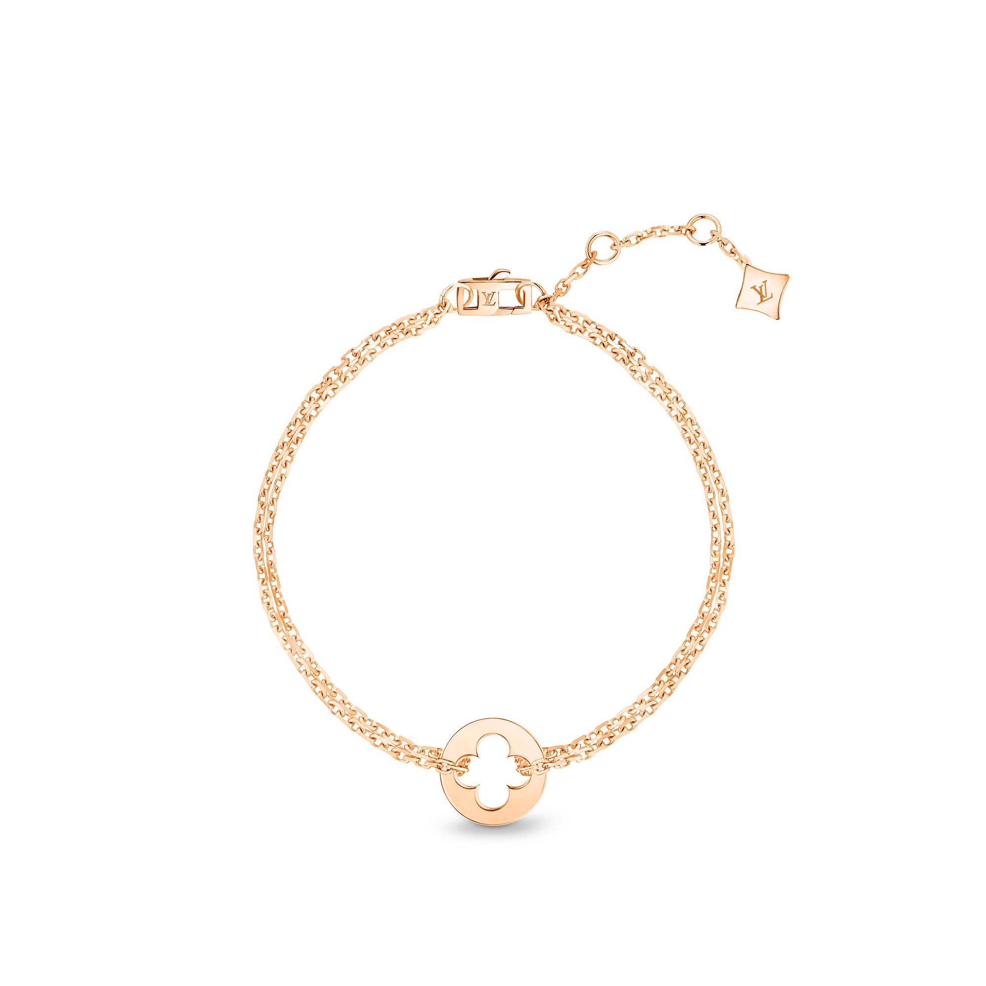 EMPREINTE CHAIN BRACELET, PINK GOLD - 1