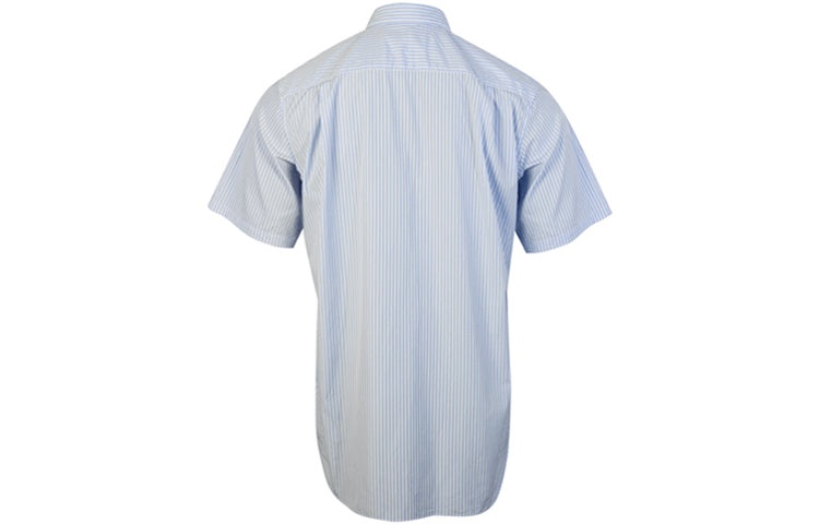 COMME des GARCONS PLAY Black Emblem Striped Short Sleeve Shirt 'Light Blue' AZ-B022-M - 2