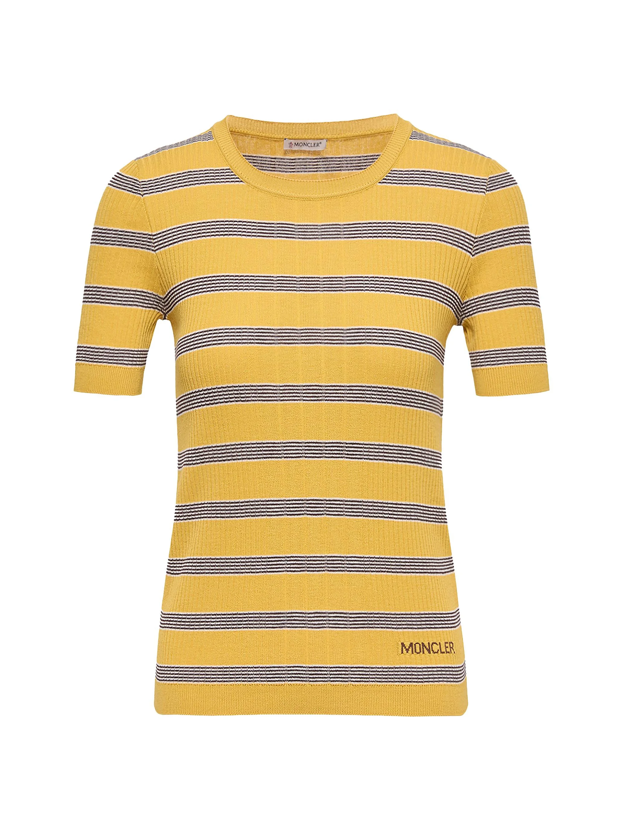 Women's T-Shirt in Cotton - Yellow - 1