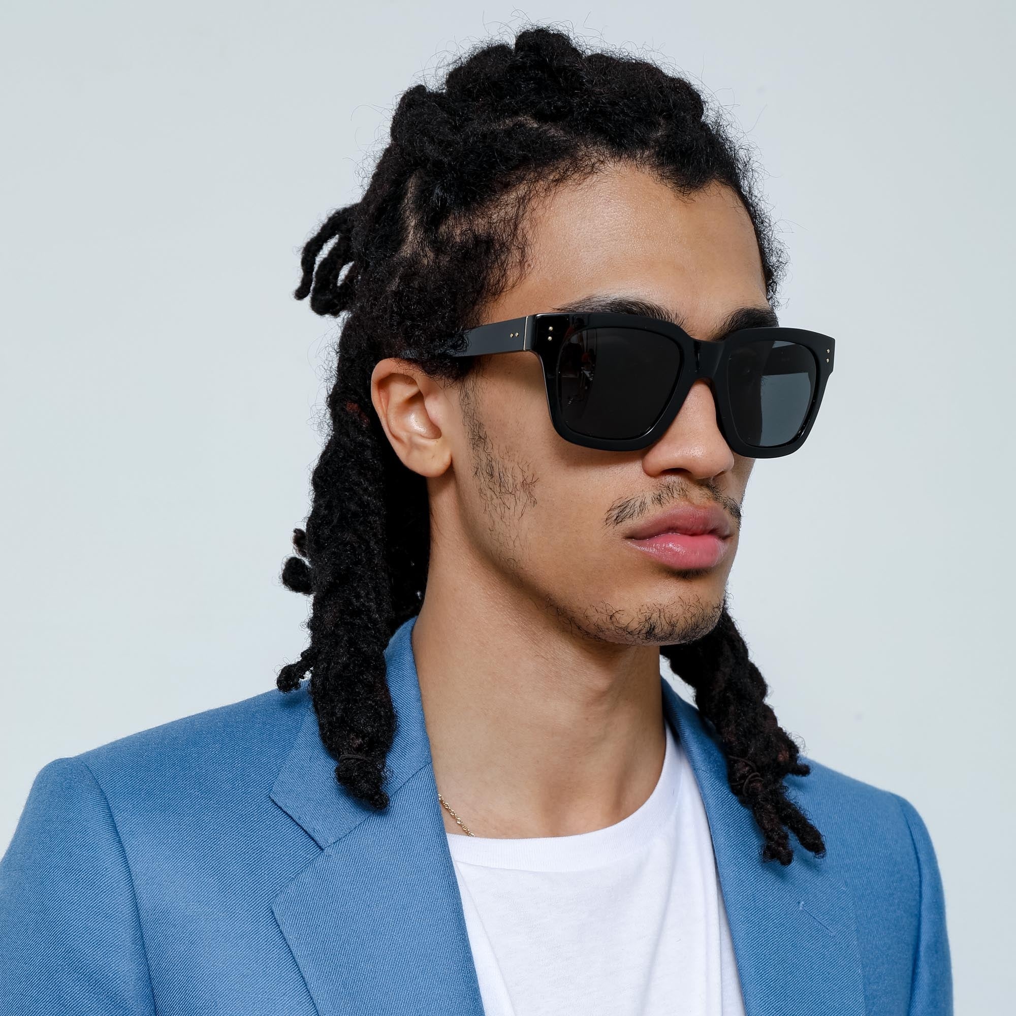 THE MAX | D-FRAME SUNGLASSES IN BLACK FRAME (C4) - 2