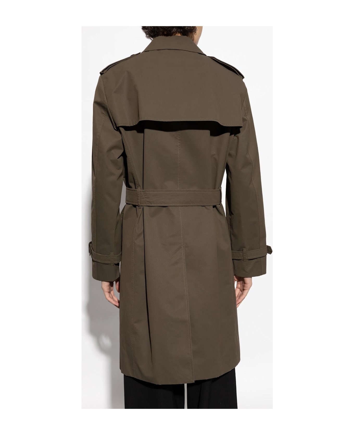 Burberry Trench Coat With Belt - 4