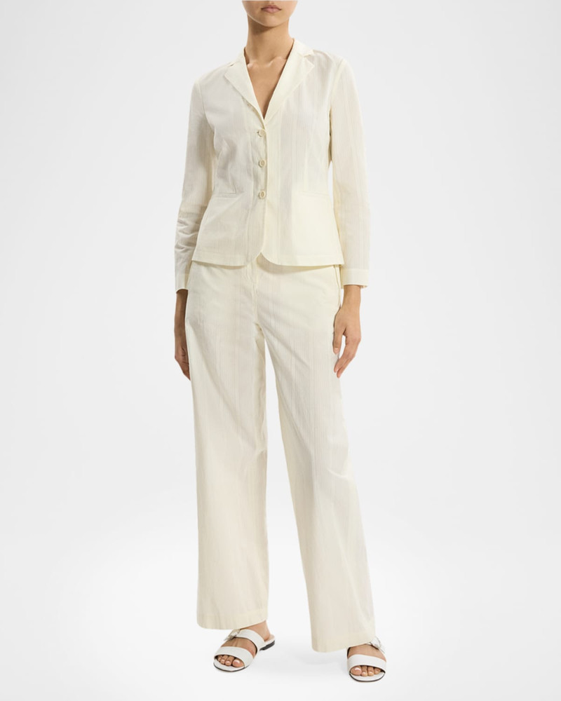 Theory Shrunken Three-Button Jacket outlook