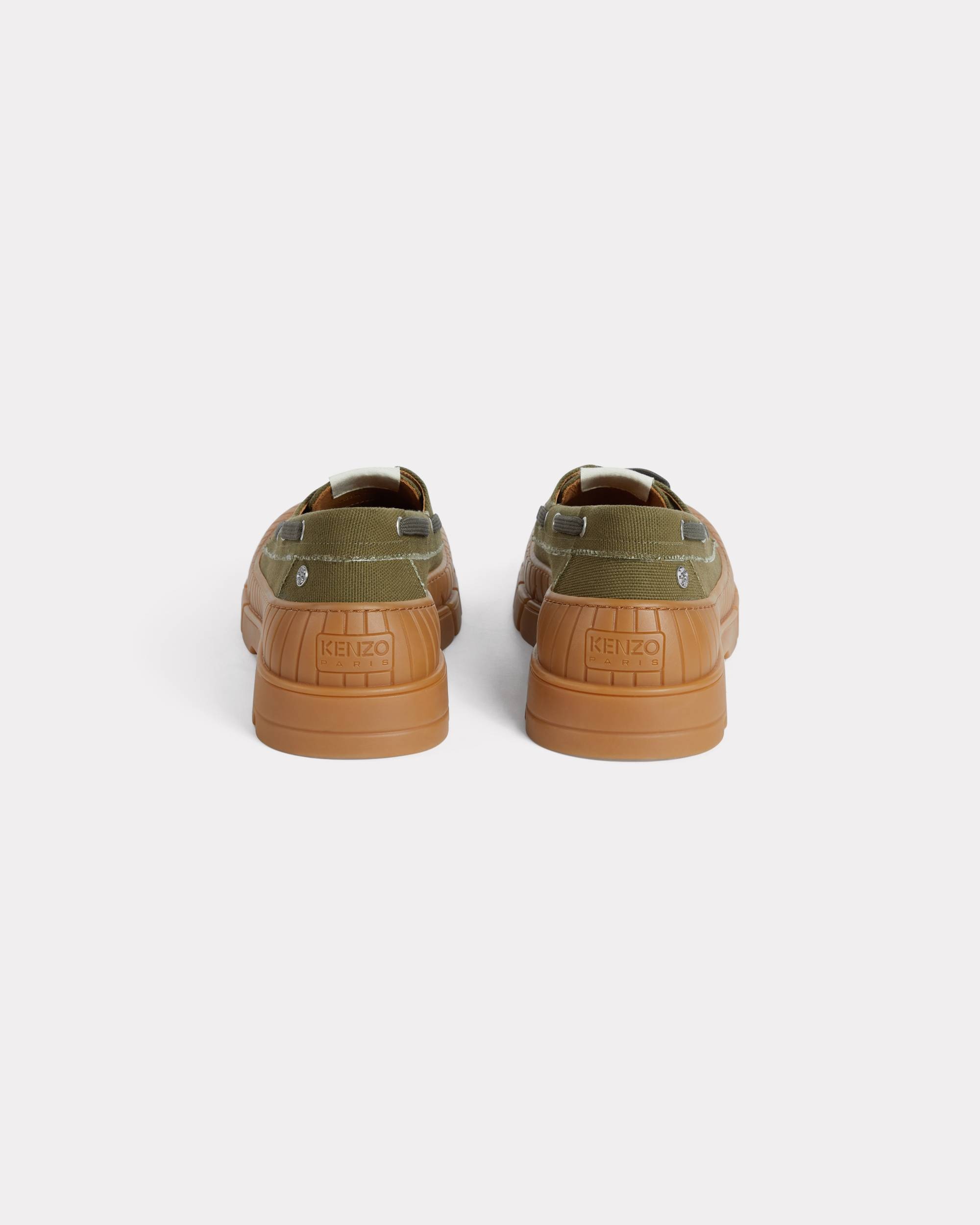 'KENZO-Gobi' boat shoes in canvas - 3