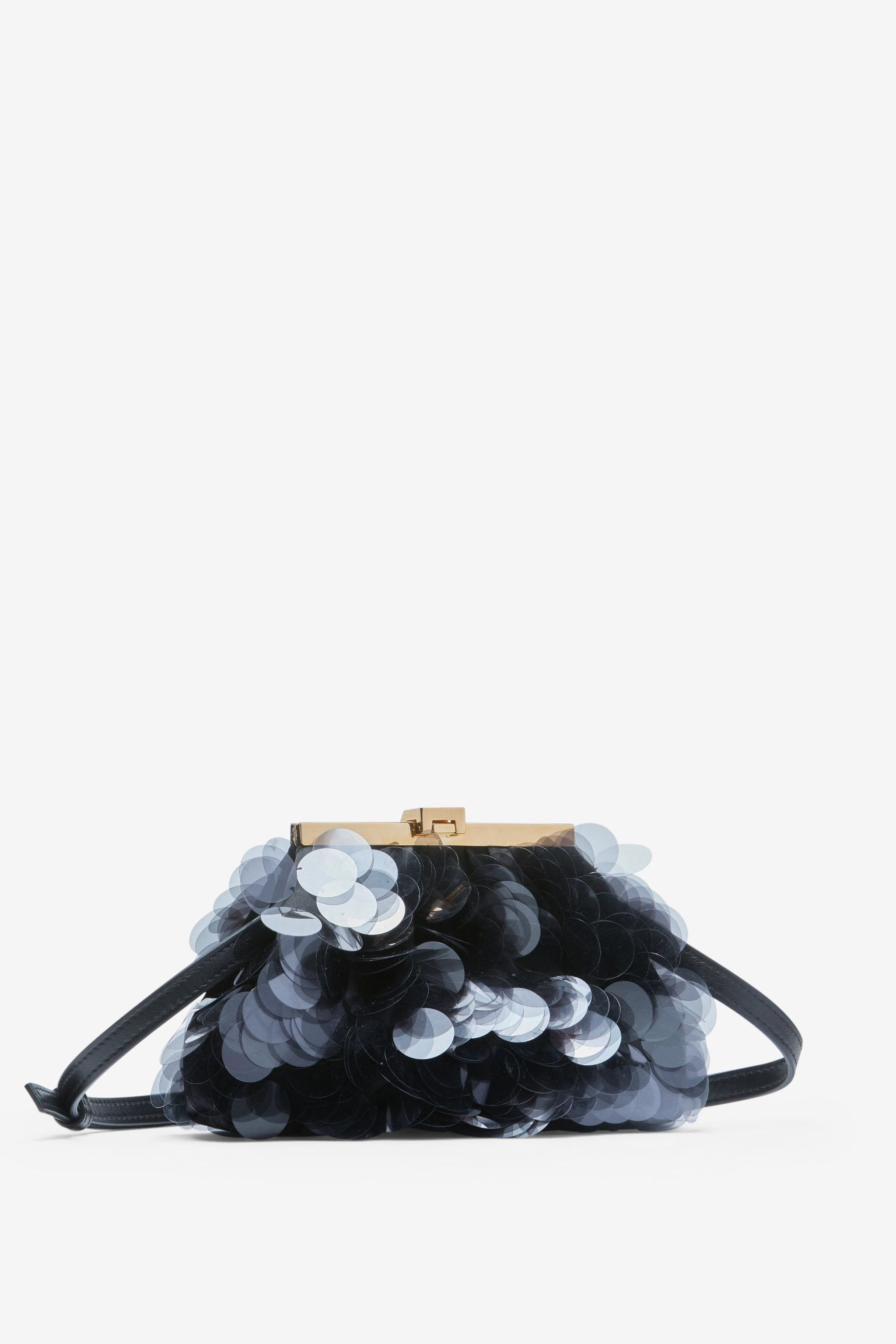 MINI PUFFY JEANNE SEQUIN SHOULDER BAG - 2