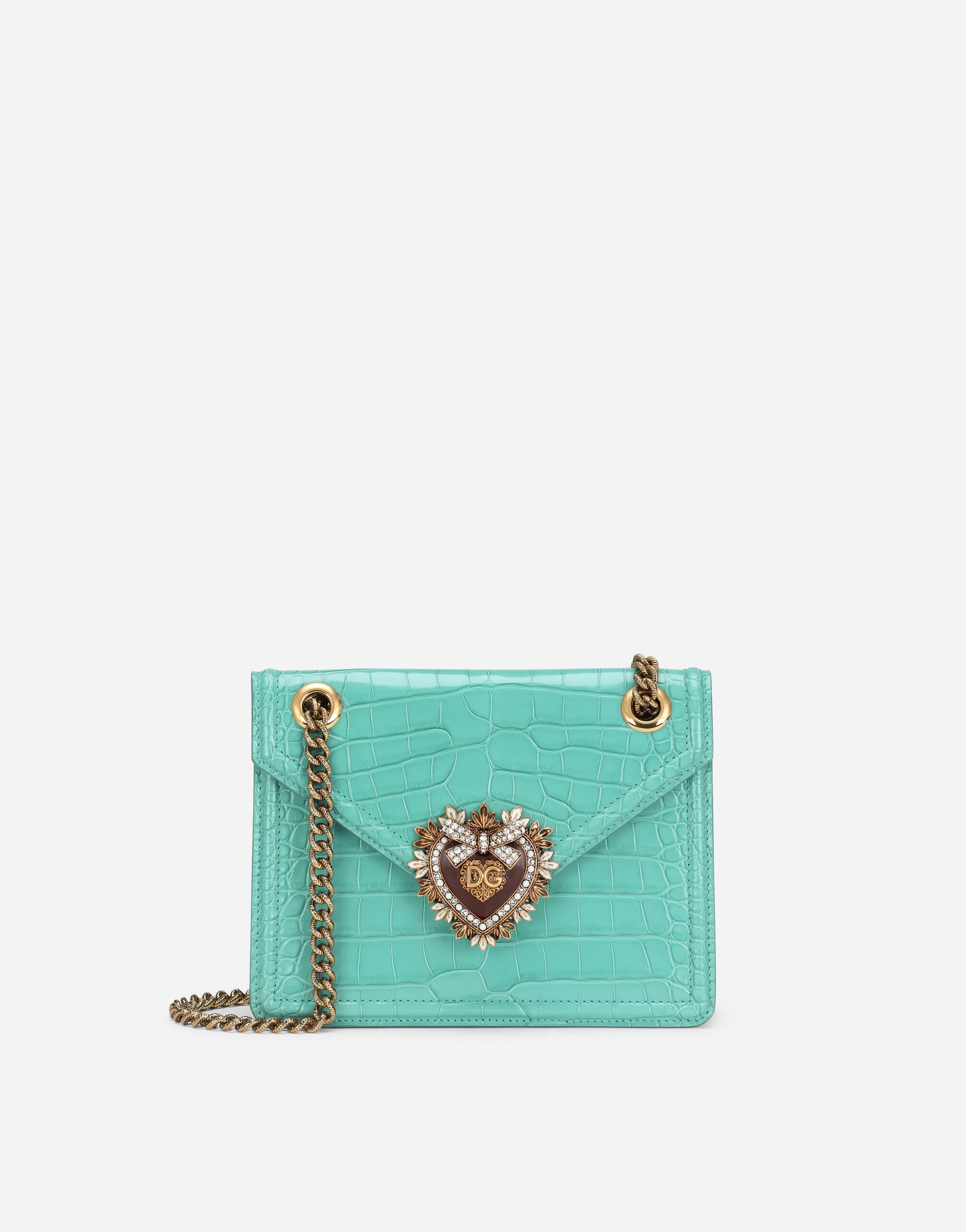 Medium crocodile skin Devotion bag - 1