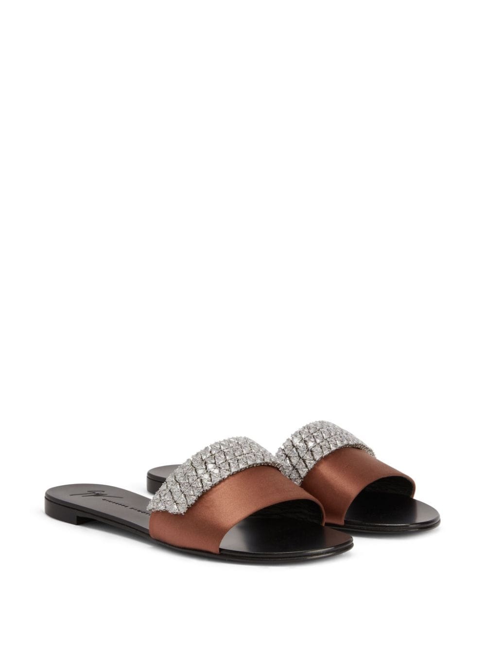 Tesy rhinestone-embellished slides - 2
