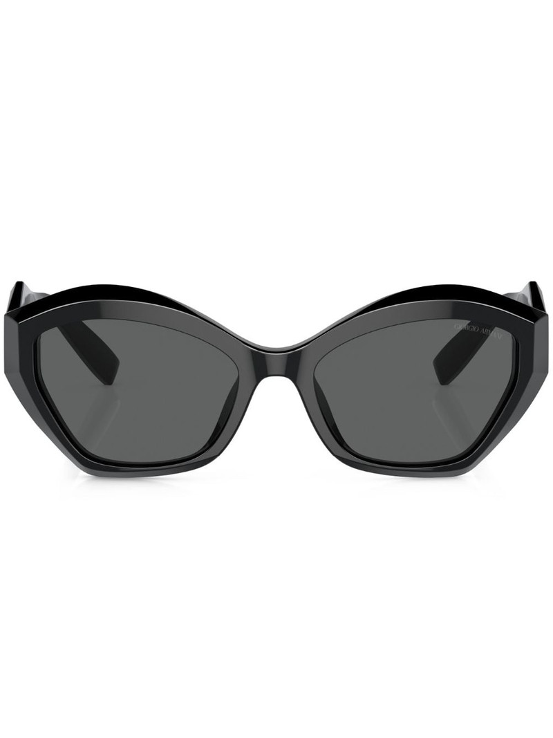 logo-plaque tinted-lenses sunglasses 1