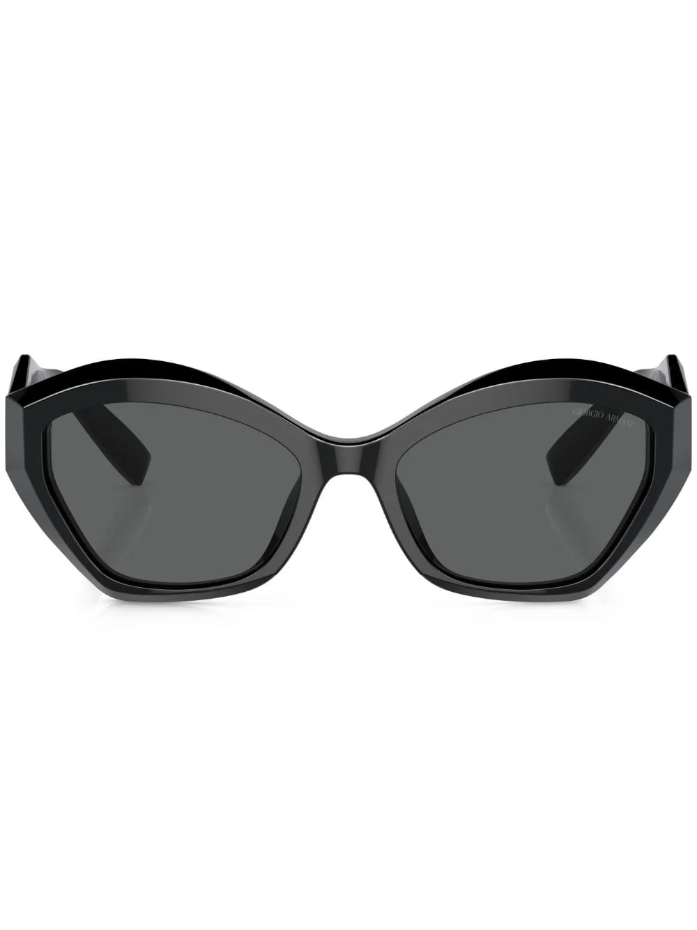 logo-plaque tinted-lenses sunglasses - 1