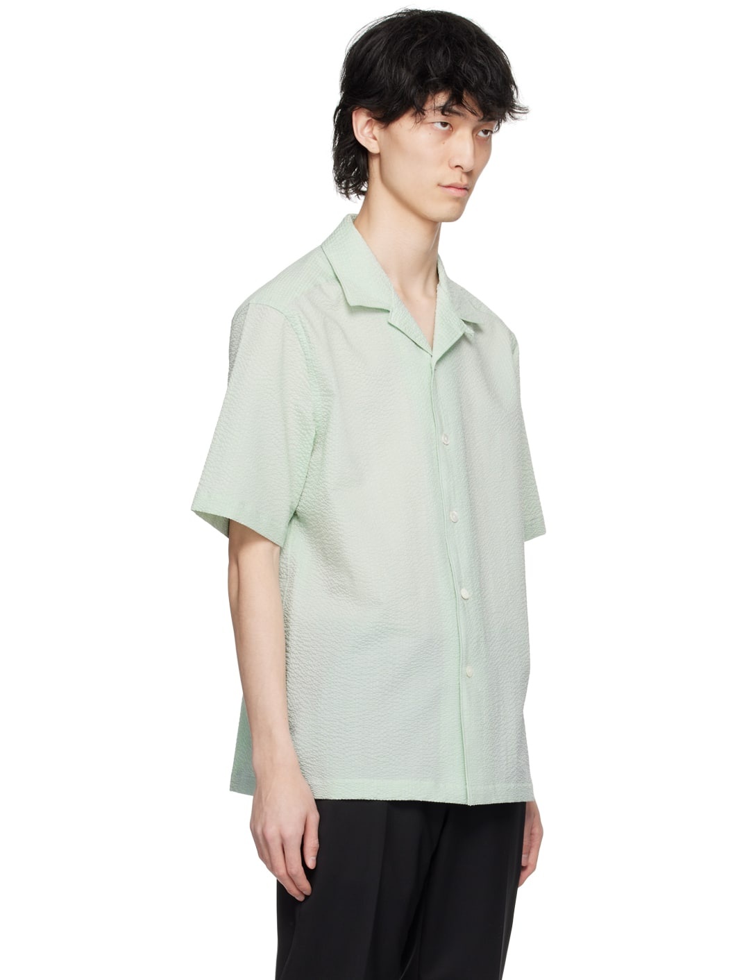 Green Button Shirt - 2