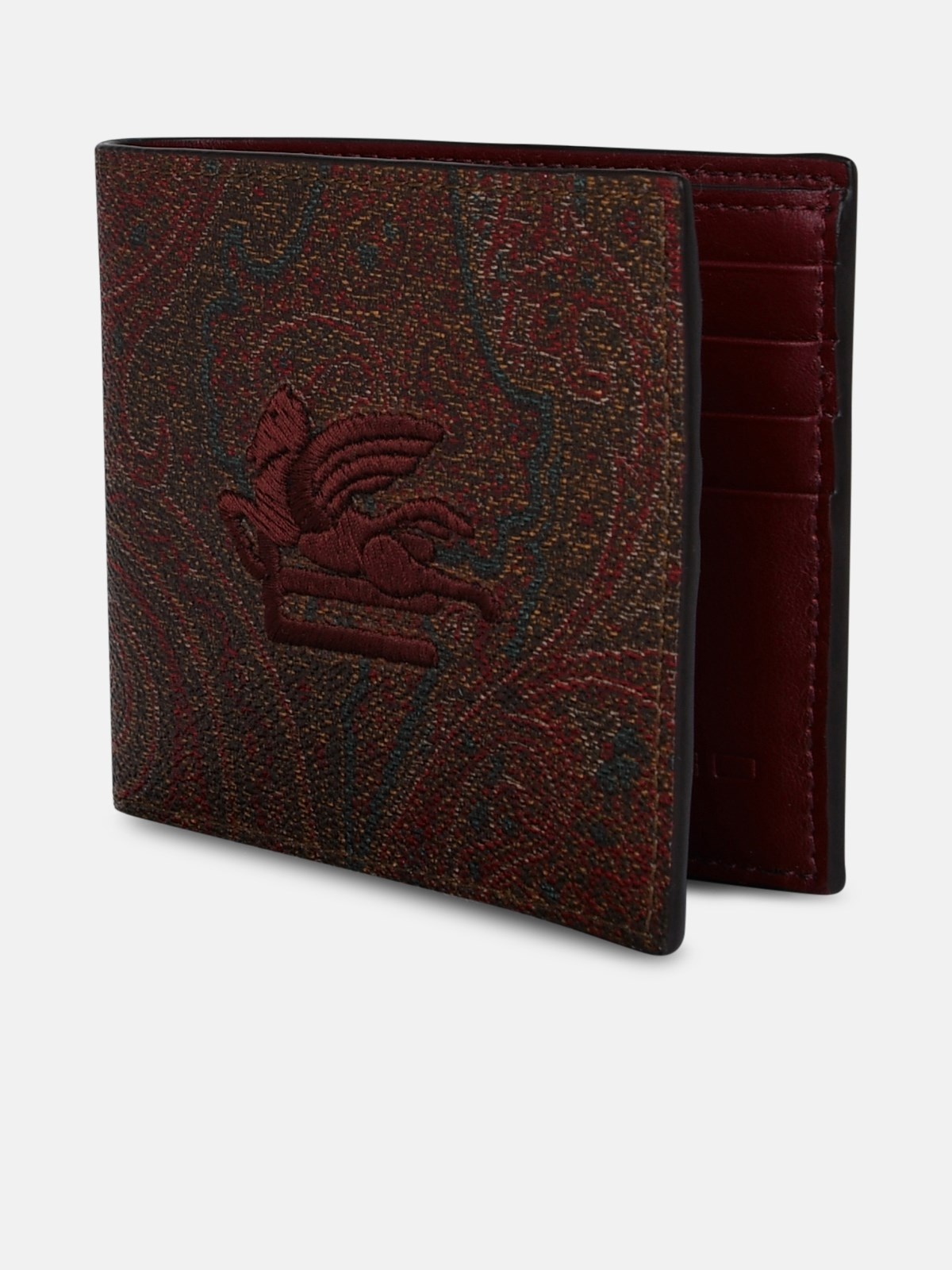 Brown cotton wallet - 2