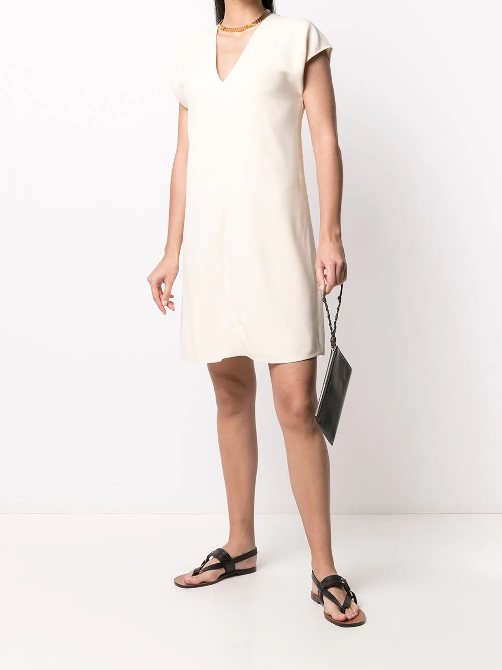 V-neck shift dress - 2