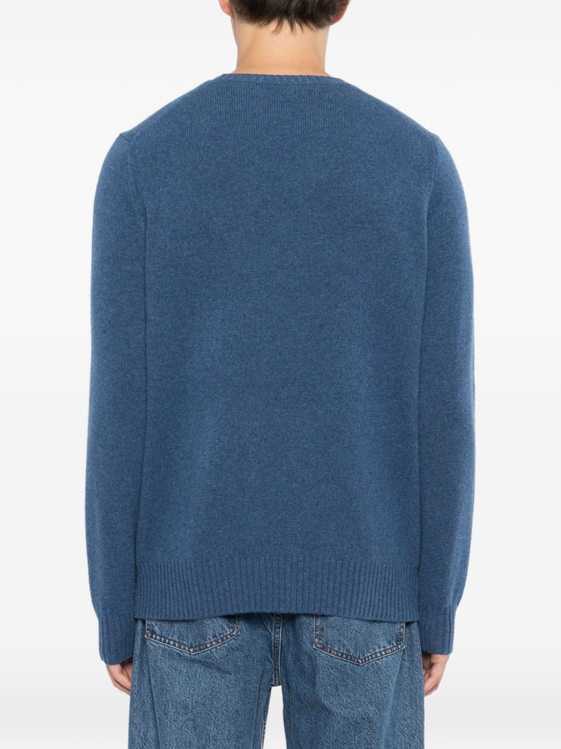 blue logo sweater 4