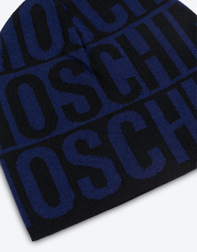 Moschino LOGO BANDS WOOL HAT outlook