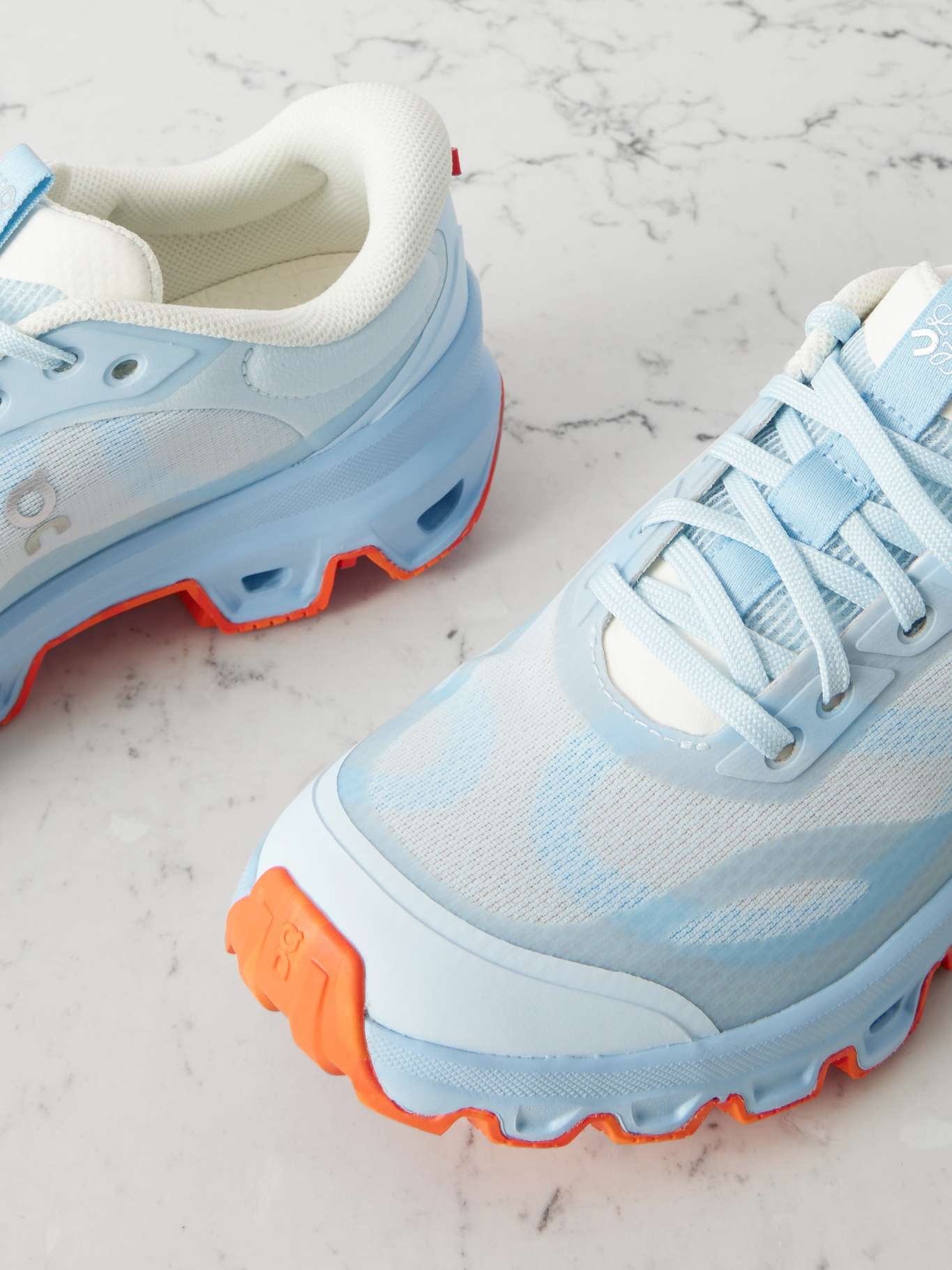 + ON CLOUDVENTURE 2.0 rubber-trimmed recycled-mesh sneakers Light blue - 4