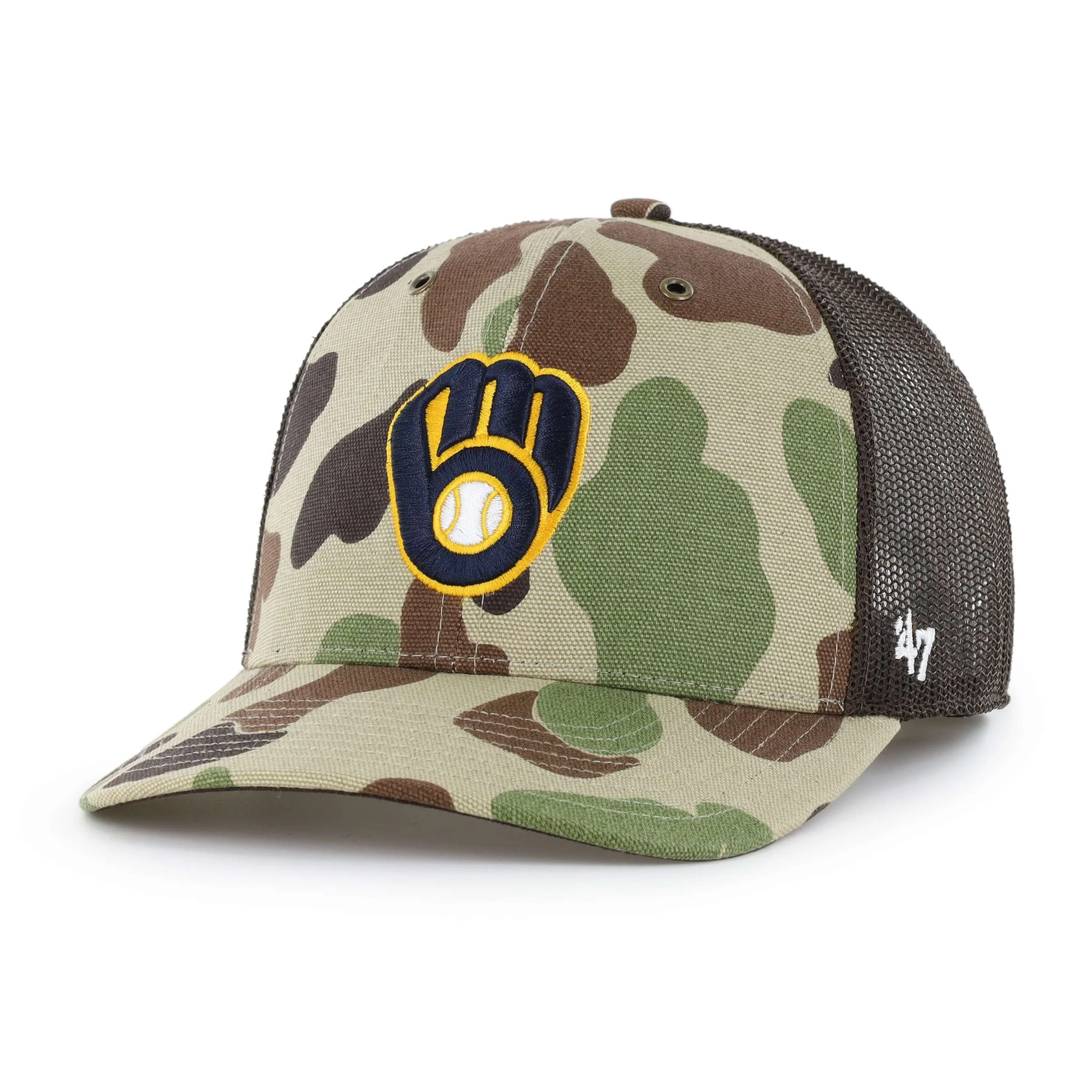 Milwaukee Brewers '47 Camo Trucker - 1