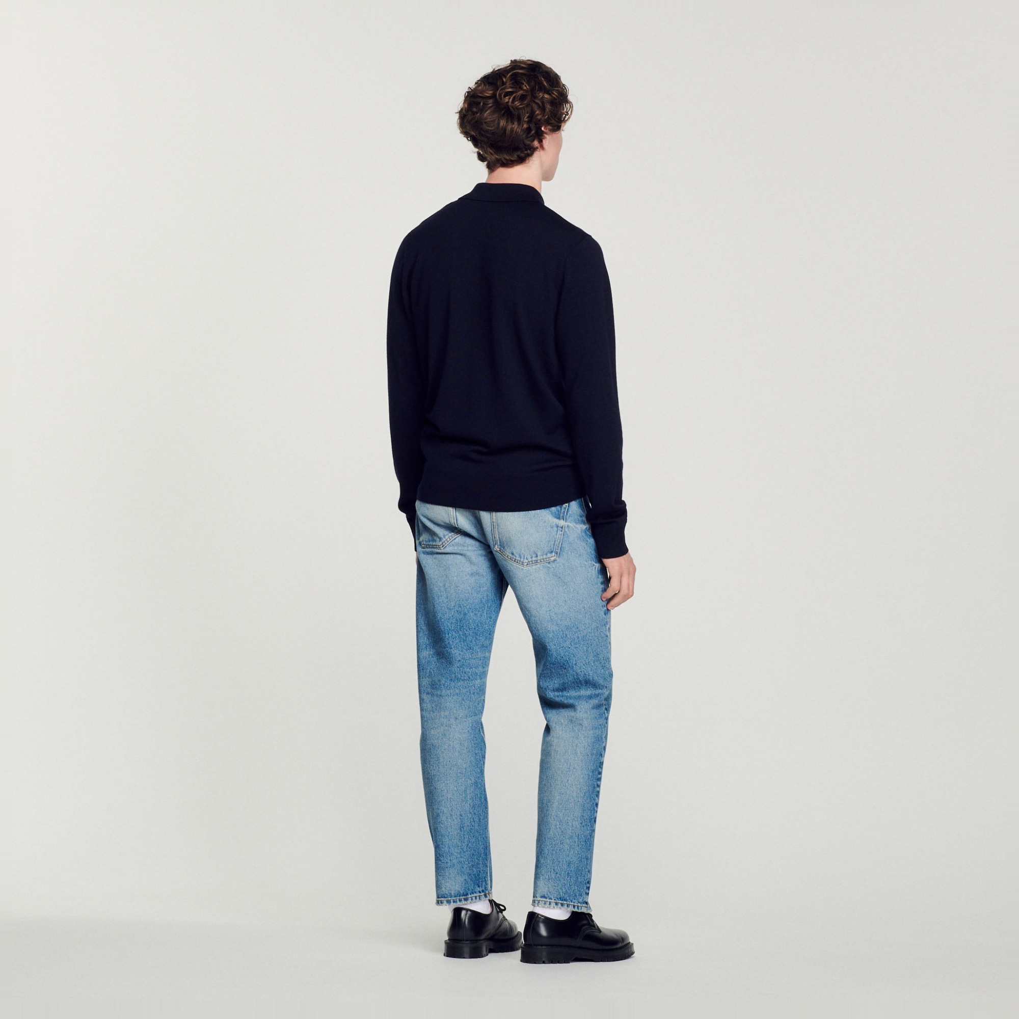 Merino wool polo shirt - 6