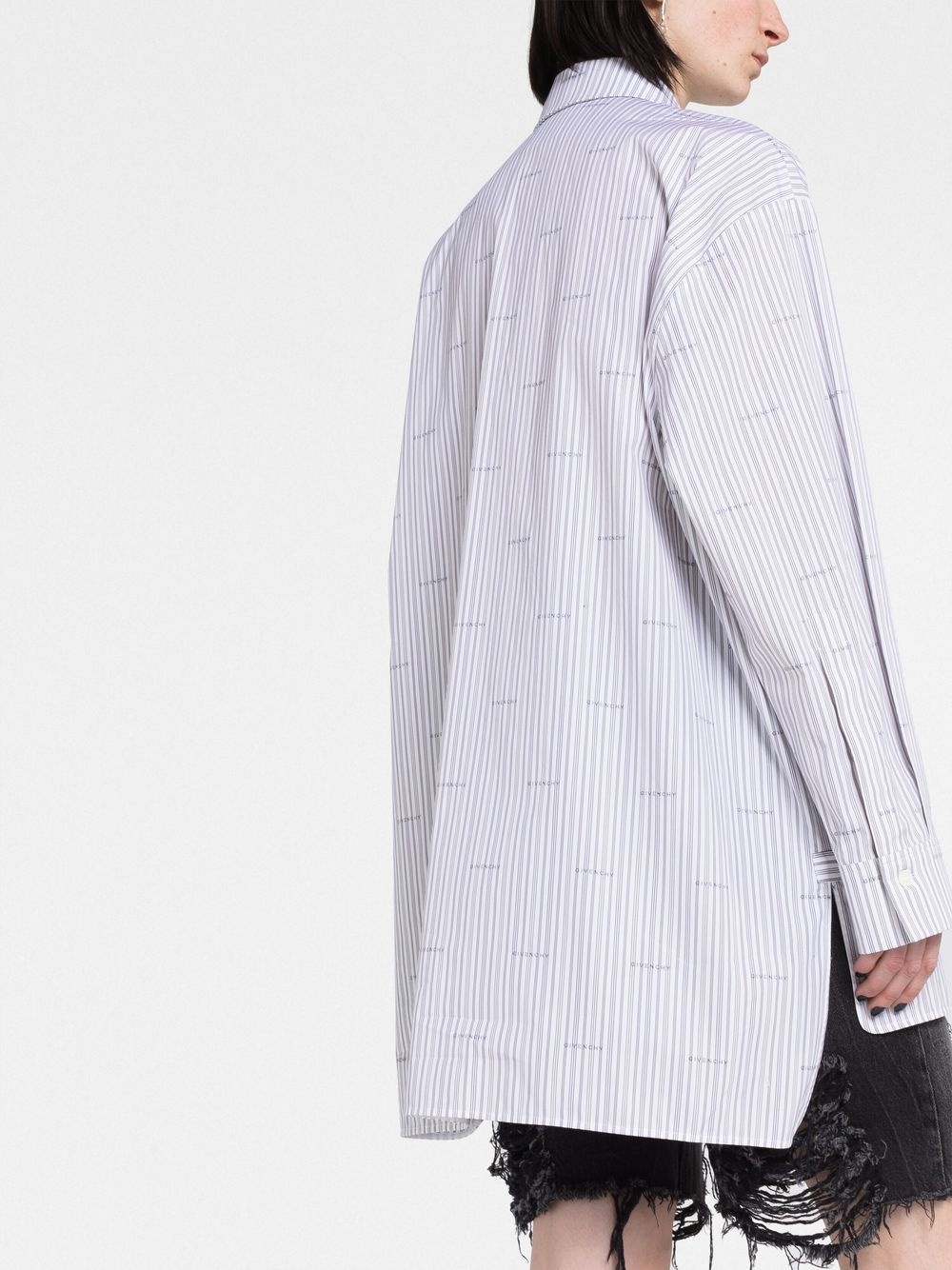 tailored striped shirt - 3