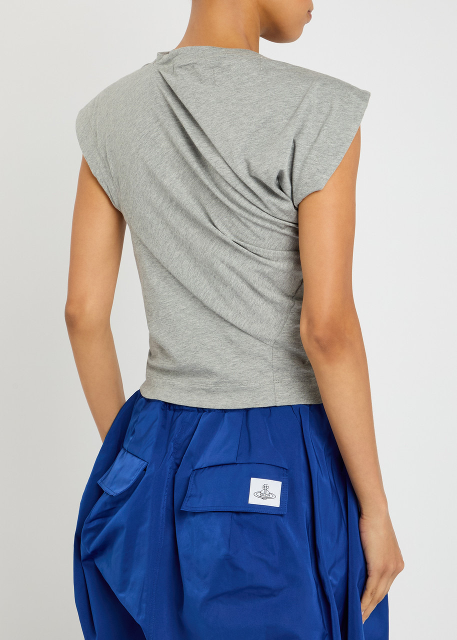 Vivienne Westwood Hebo Asymmetric Cotton T-shirt - 3