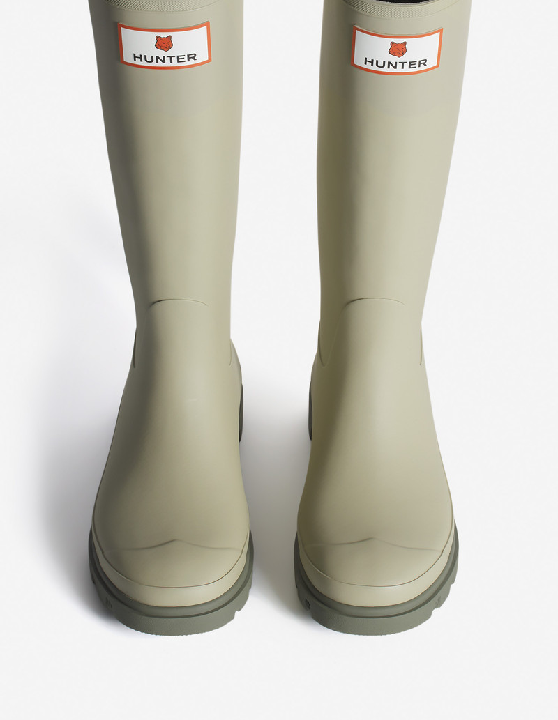 MAISON KITSUNE x HUNTER UNISEX DOWNPOUR TALL BOOTS 7