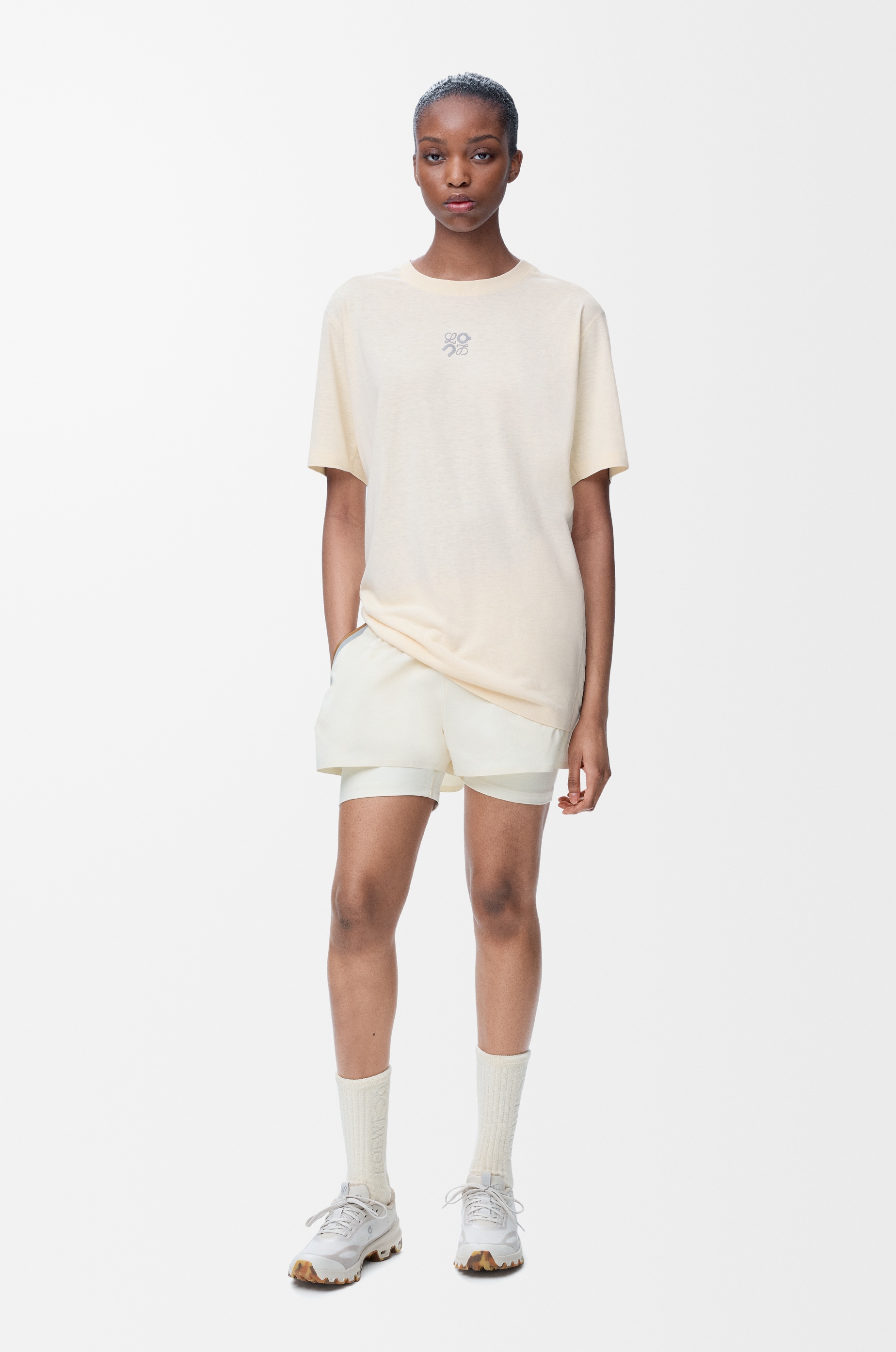 Loewe x On Active T-shirt in technical jersey | REVERSIBLE