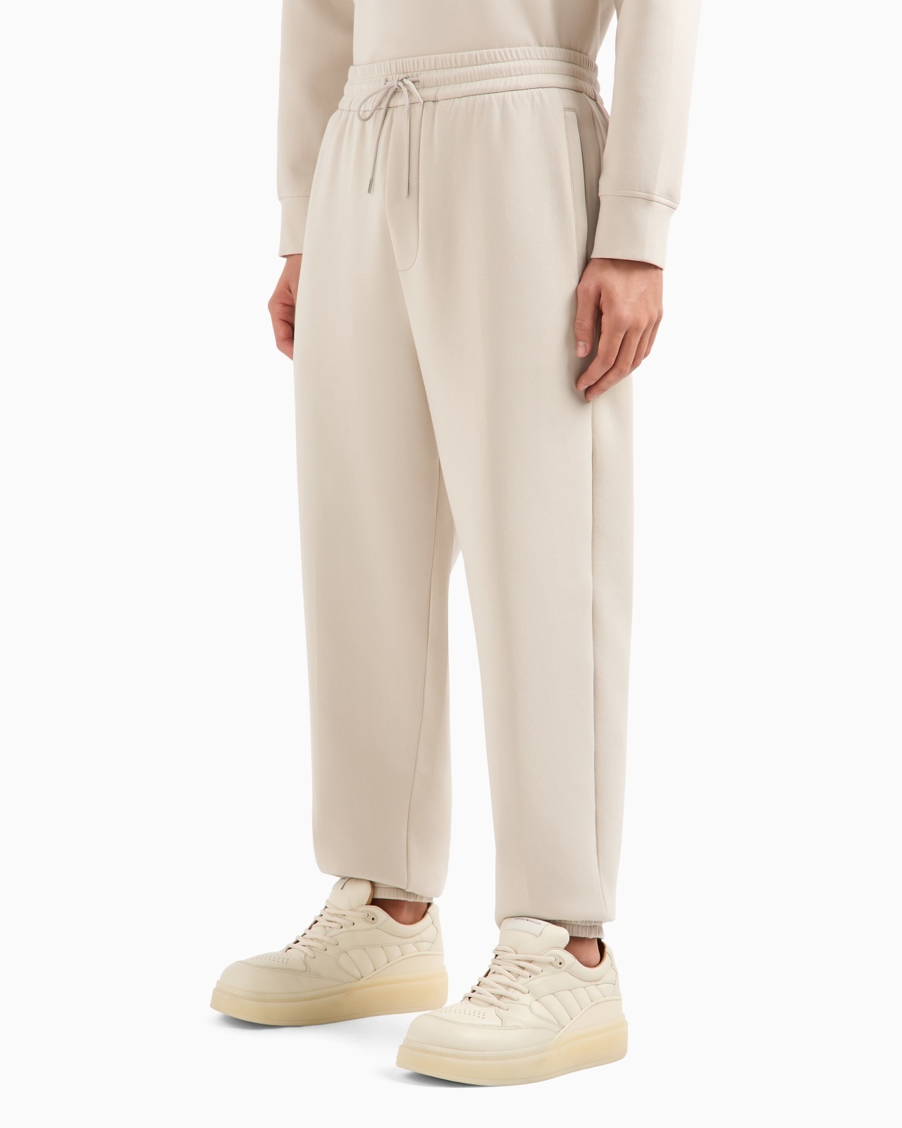 DOUBLE JERSEY DRAWSTRING JOGGERS - 2