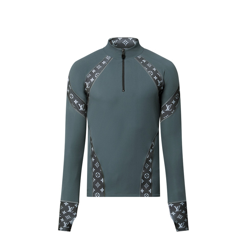 High Collar Technical Long-Sleeved Ski Top 1