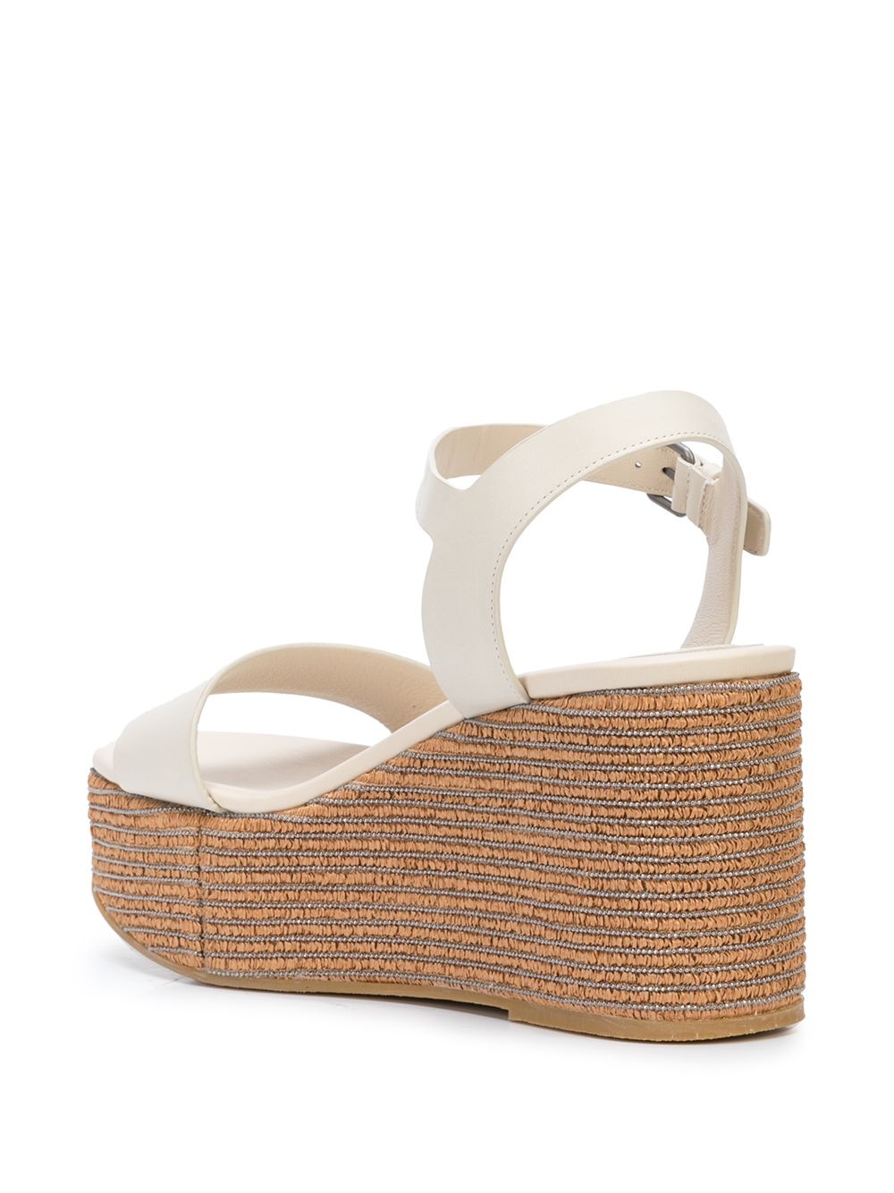 open toe platform sandals - 3