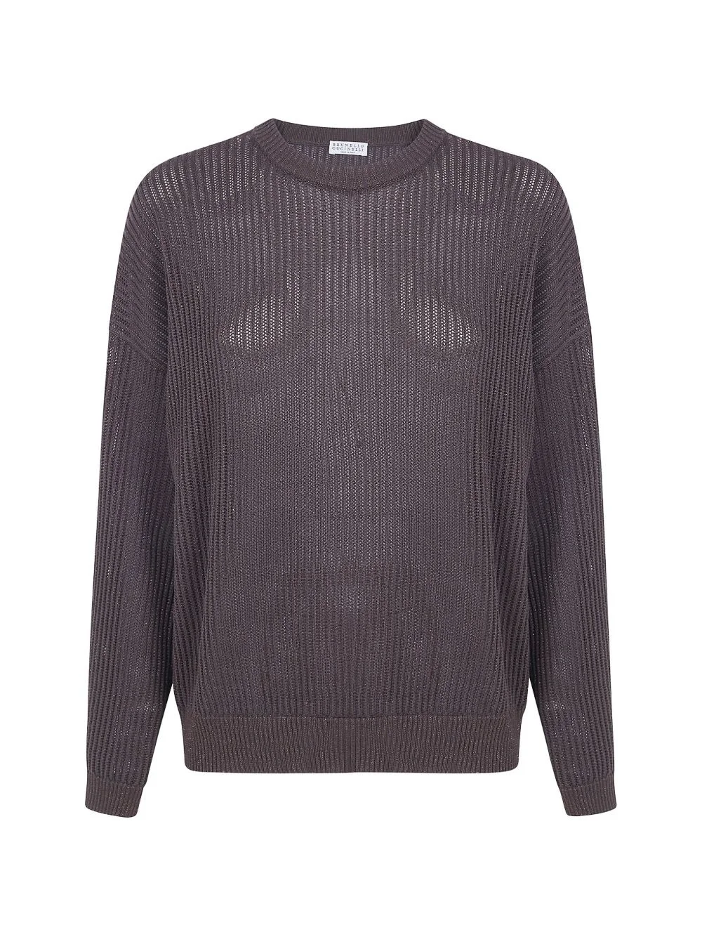 open-knit sweater - 1