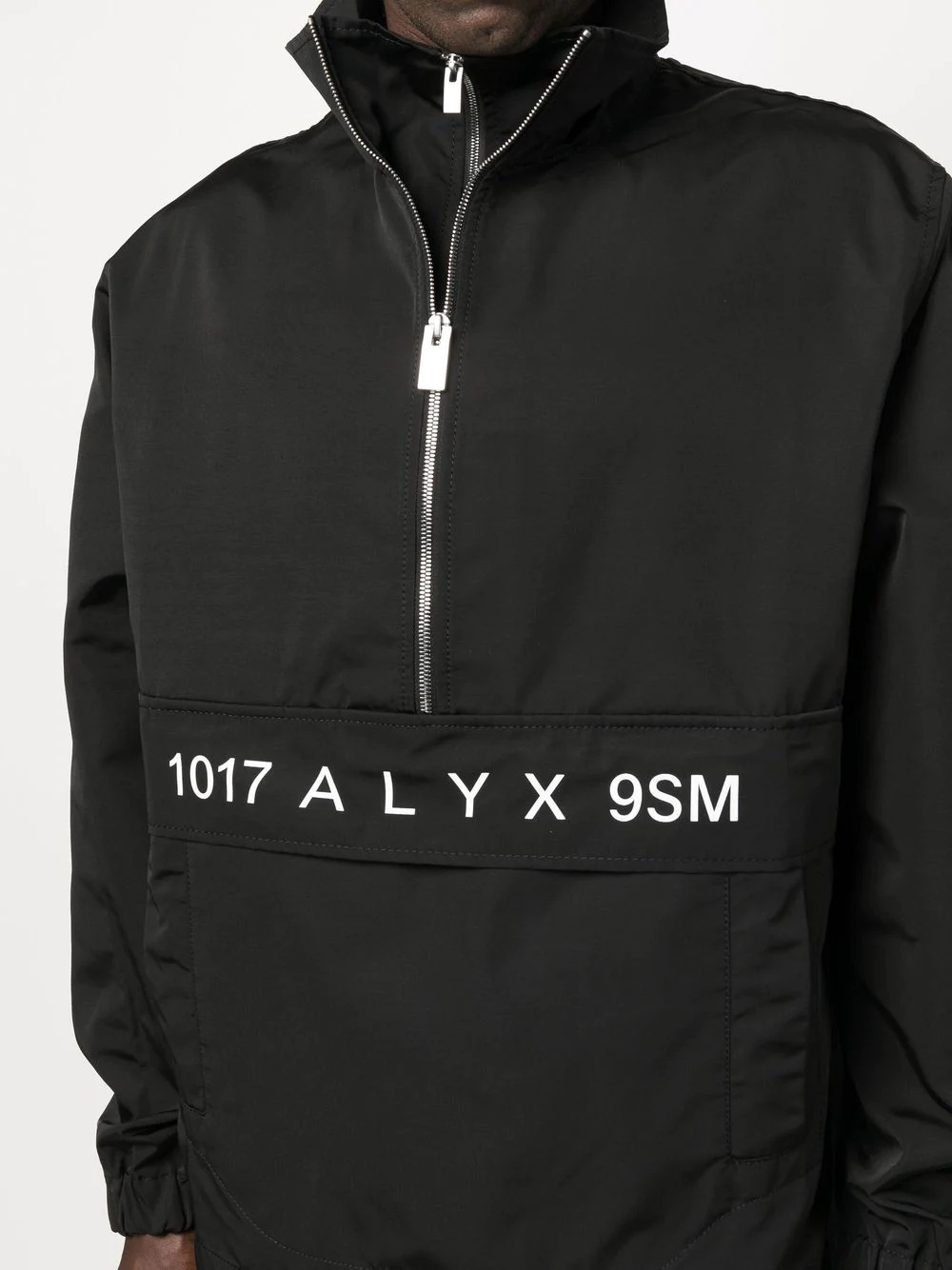 logo-print zip-up windbreaker - 5