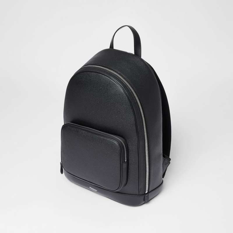 Grainy Leather Backpack 5