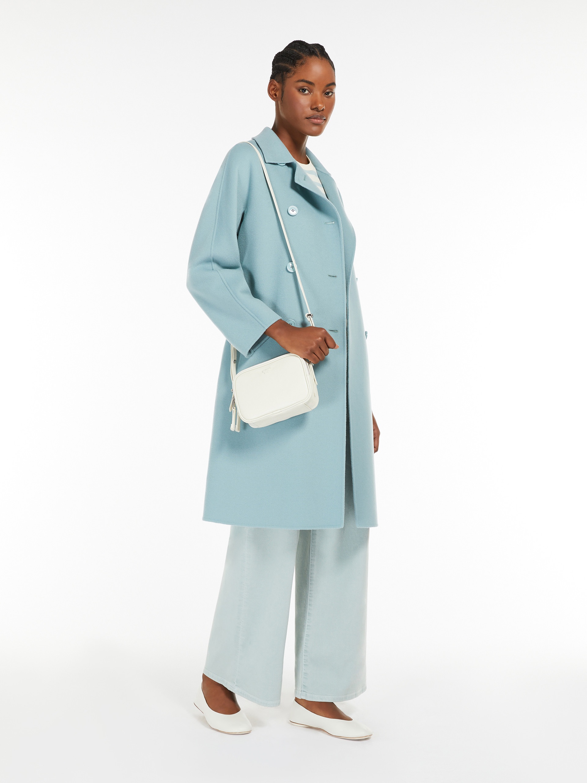 AVENUE Double-breasted double-faced wool coat - 2