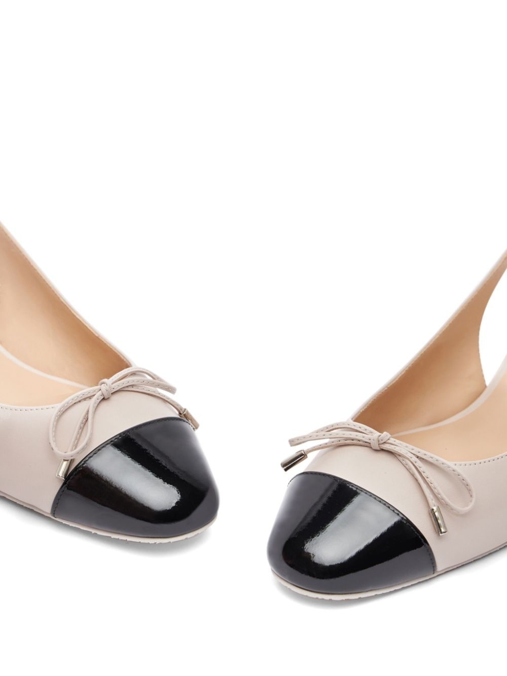 Sleek Bow Slingback ballerina shoes - 6