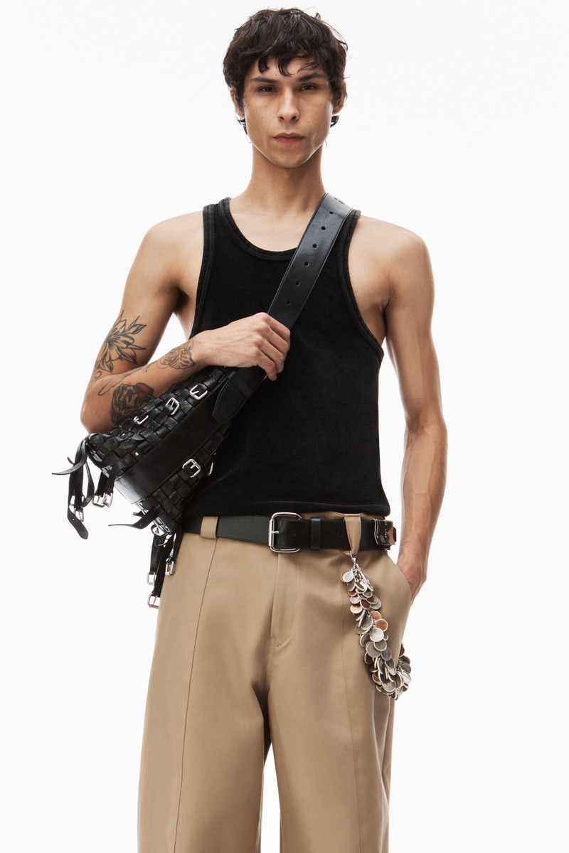 elasticated tailored trouser in twill 6