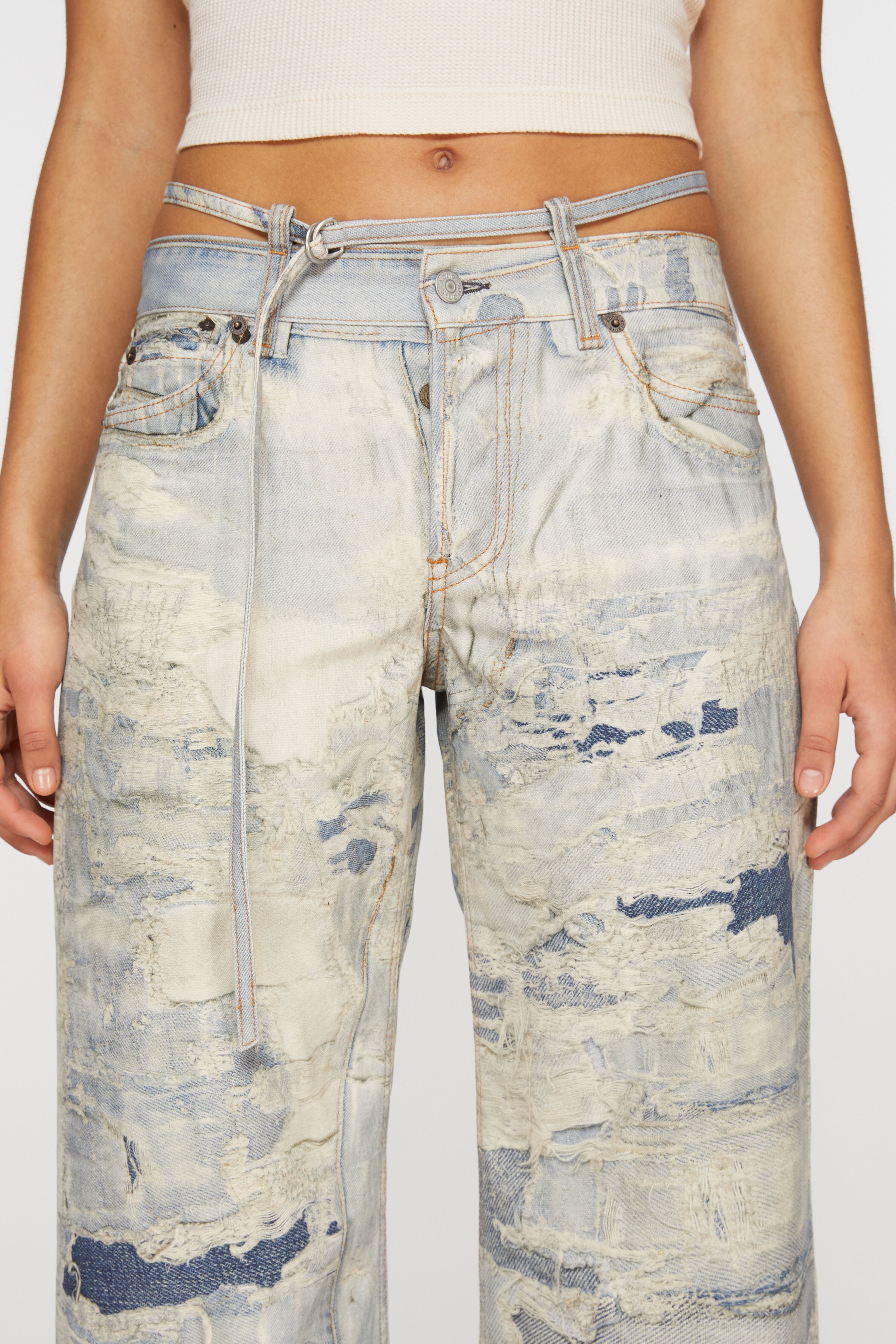 Regular fit trousers - 2004 - Light blue - 5