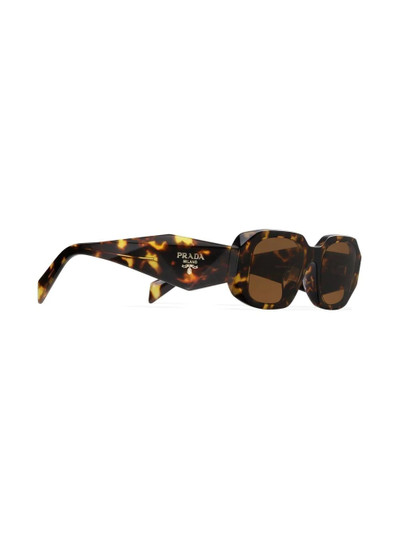 Prada Symbole rectangular-frame sunglasses outlook