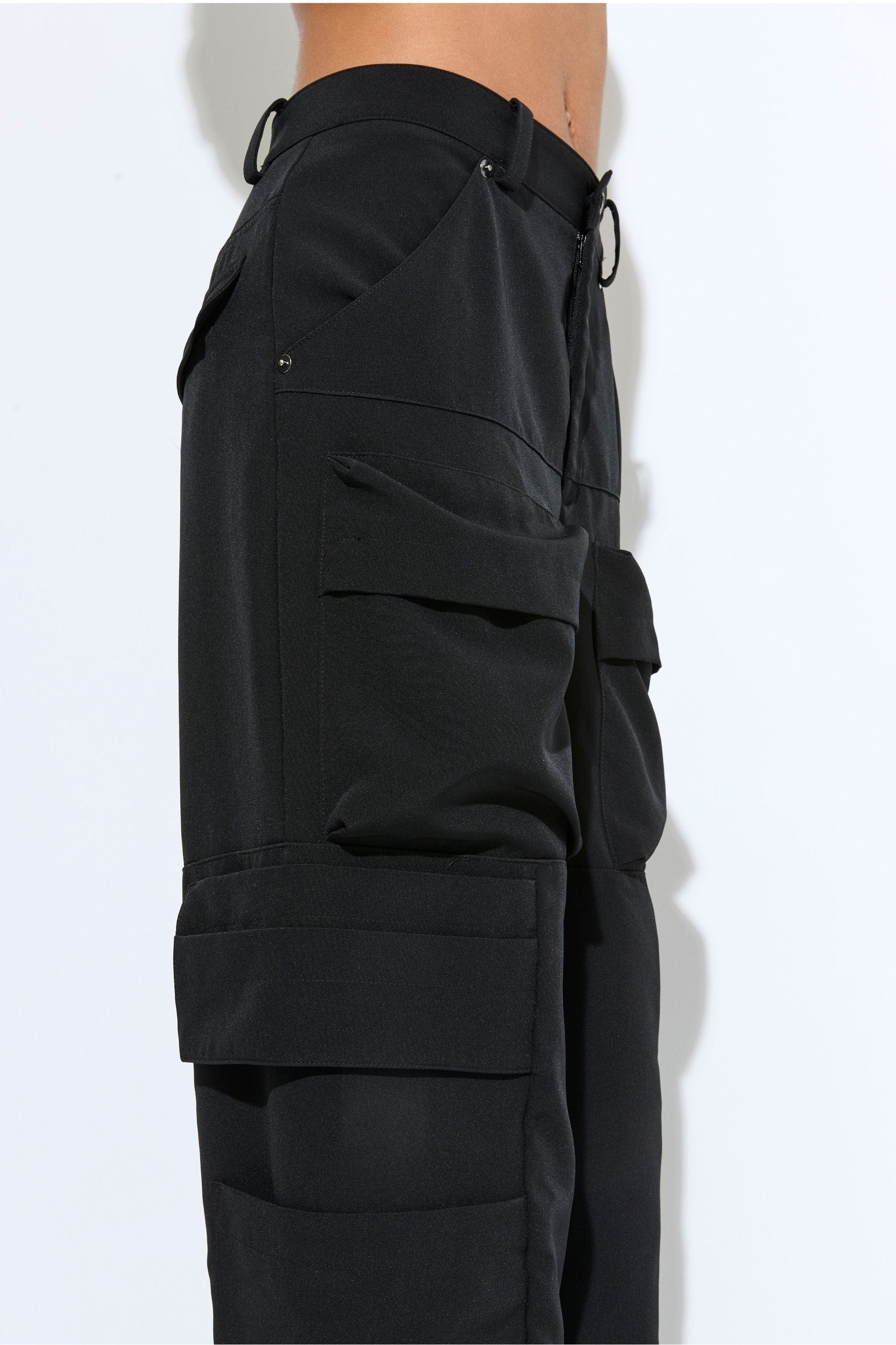 Stretch Drape Crepe Utility Pant - 4