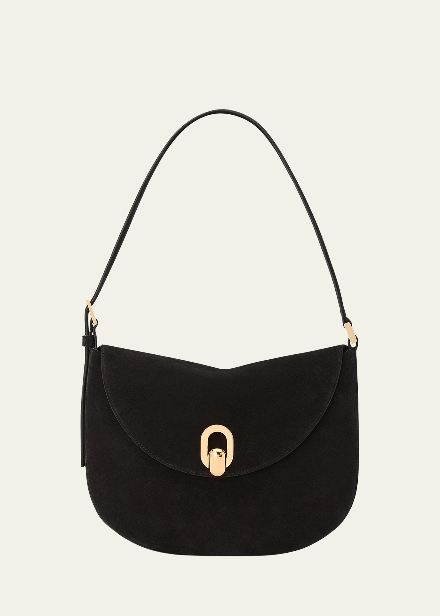 The Tondo Suede Hobo Bag - 1