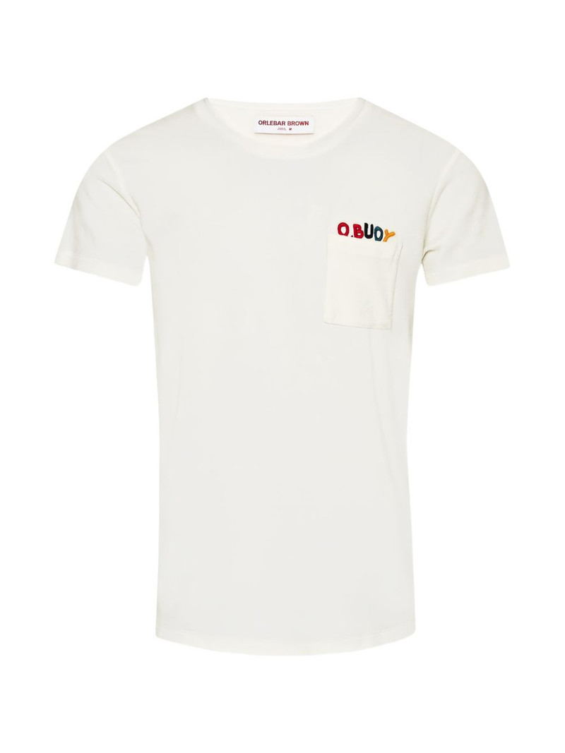chest-pocket embroidered T-shirt 1
