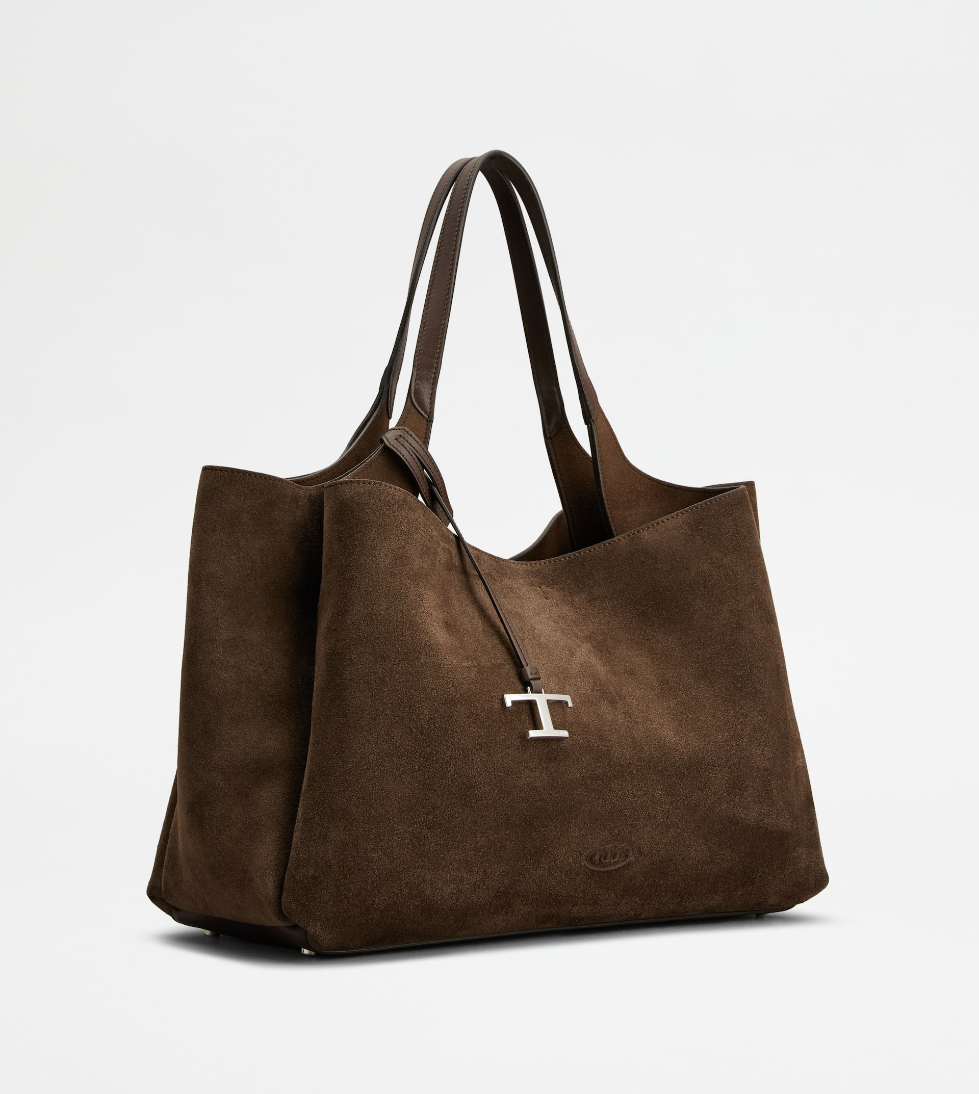 TOD'S BAG IN SUEDE MEDIUM - BROWN - 2