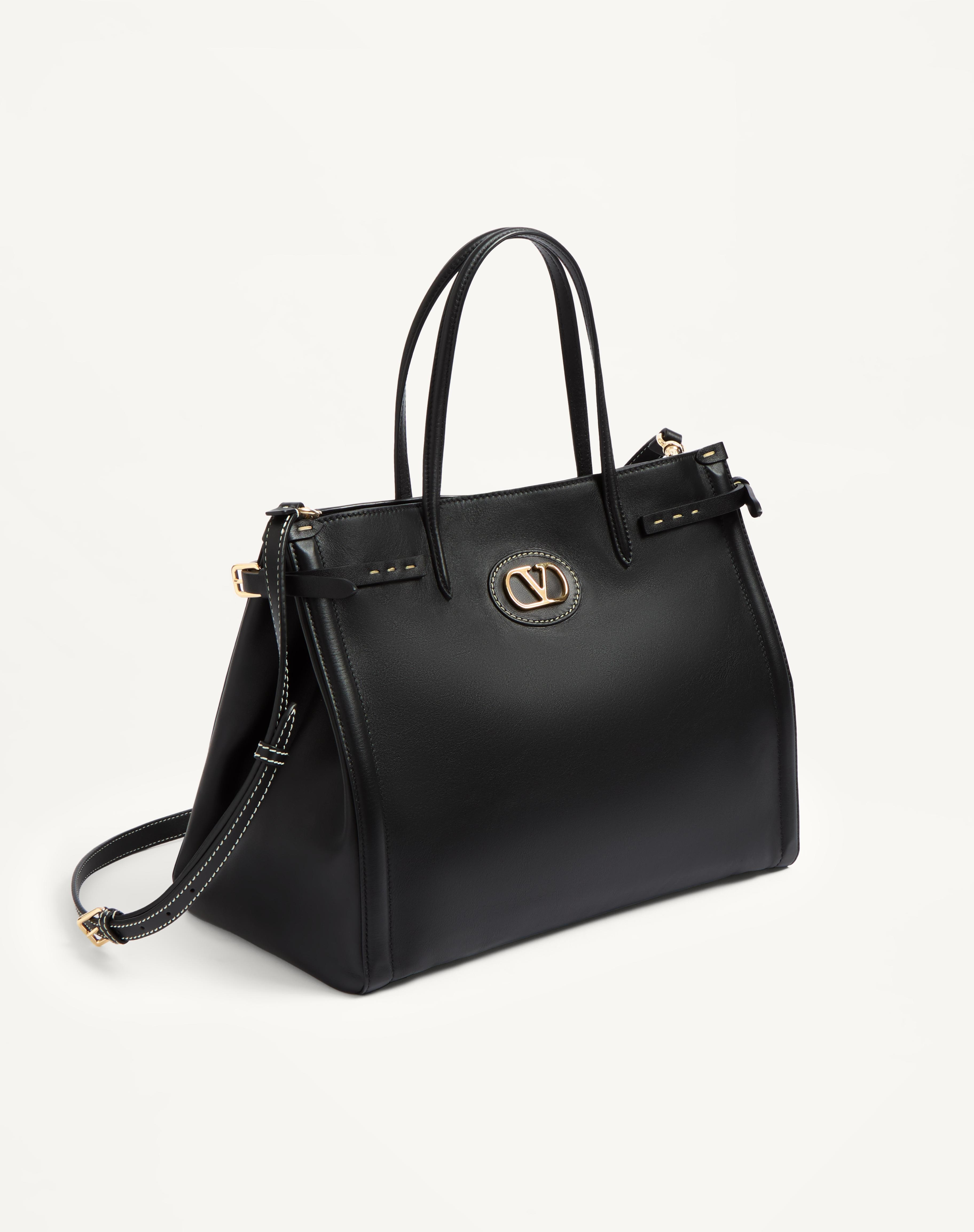 VALENTINO GARAVANI ANTIBES MEDIUM CALFSKIN SHOPPING BAG - 3