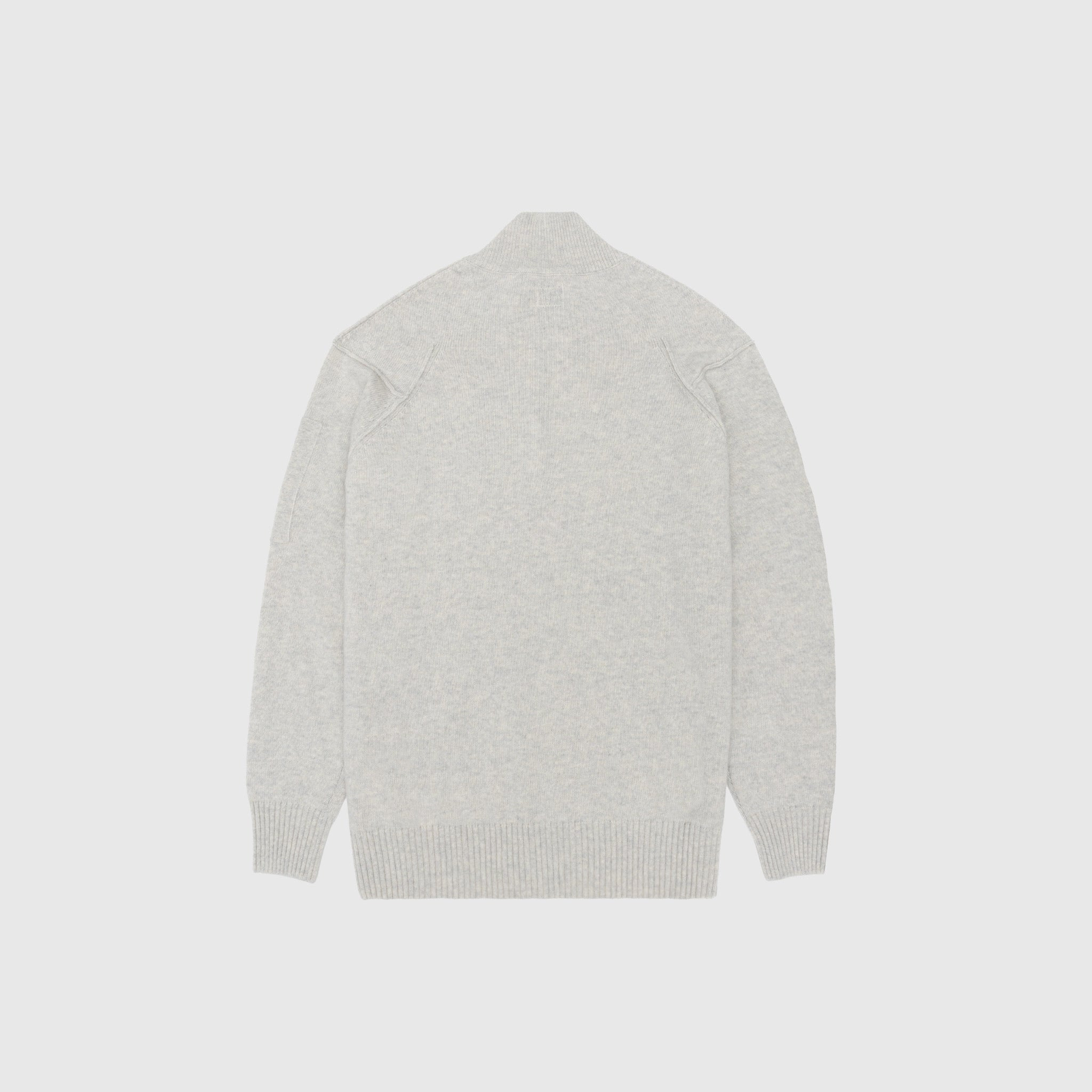 LAMBSWOOL GRS HALF ZIP SWEATER - 5