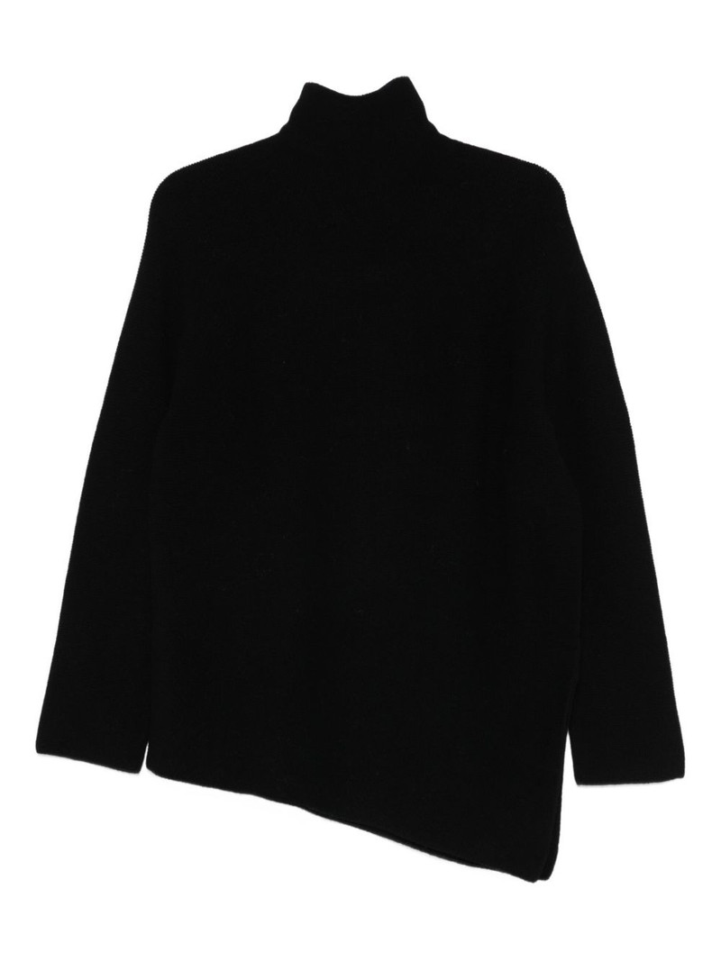 christian wijnants Koga asymmetric roll-neck knitwear outlook
