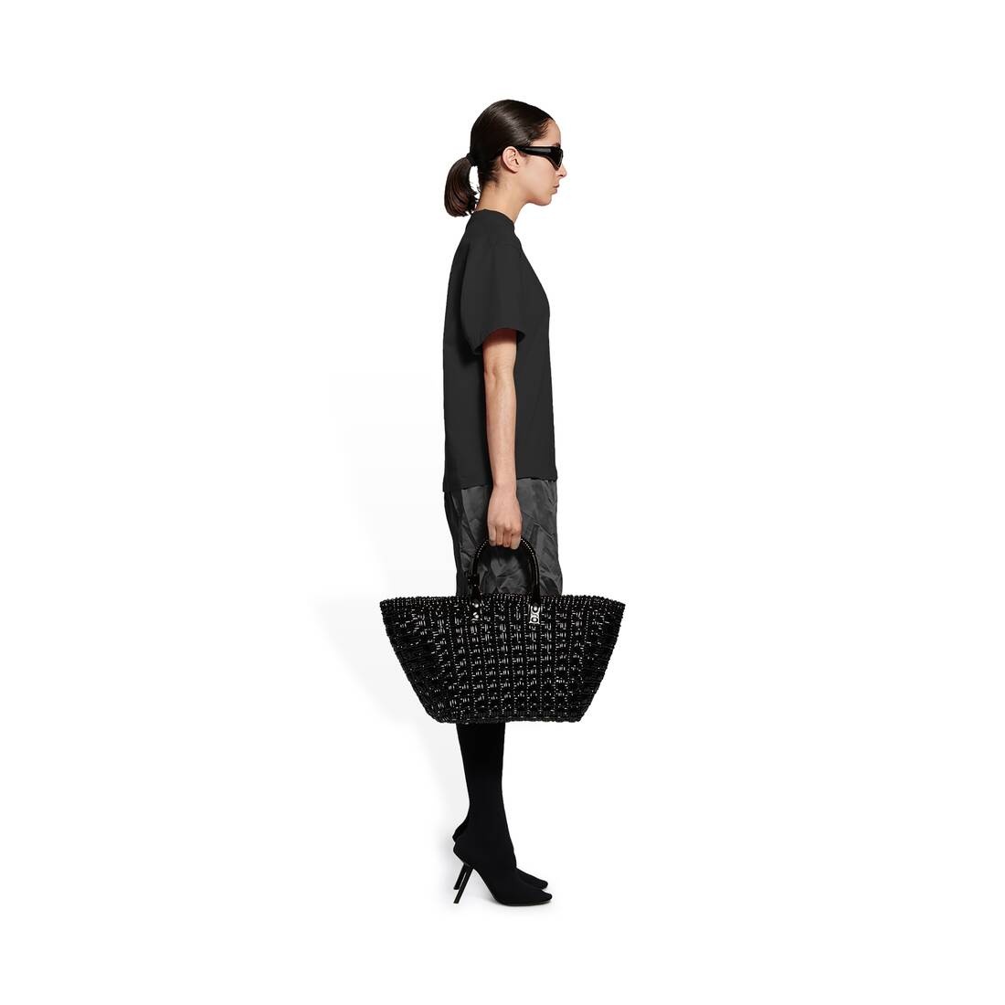 Women's Political Campaign Slip Dress T-shirt in Black - 3