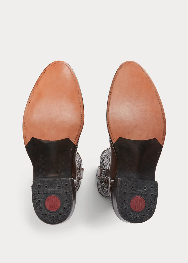 Plainview Hand-Tooled Leather Boot 4