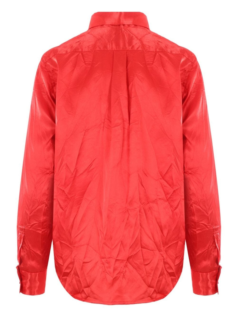 Comme Des Garçons crinkled long-sleeve shirt outlook